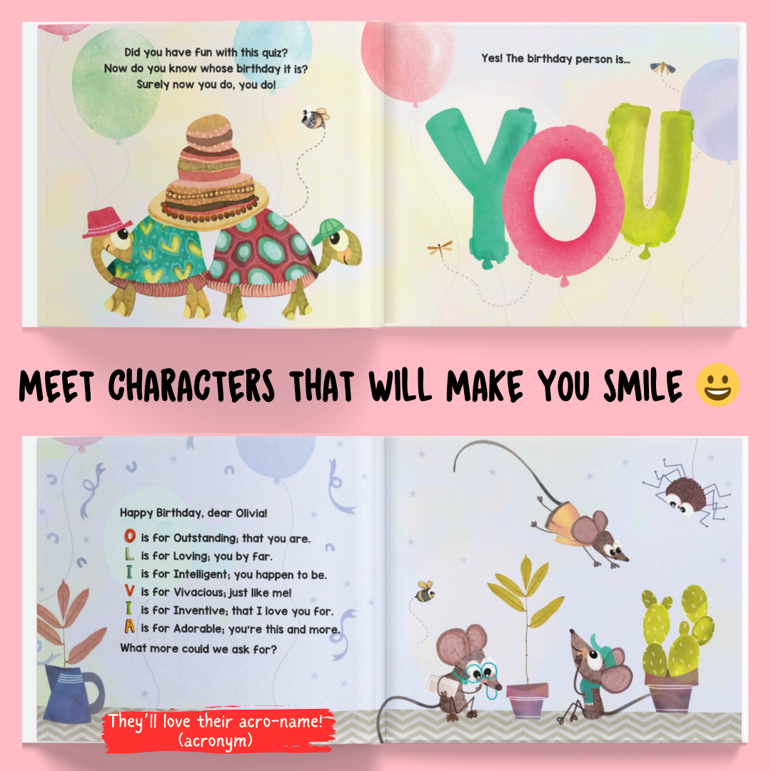 Personalised "My Happy Birthday" Book