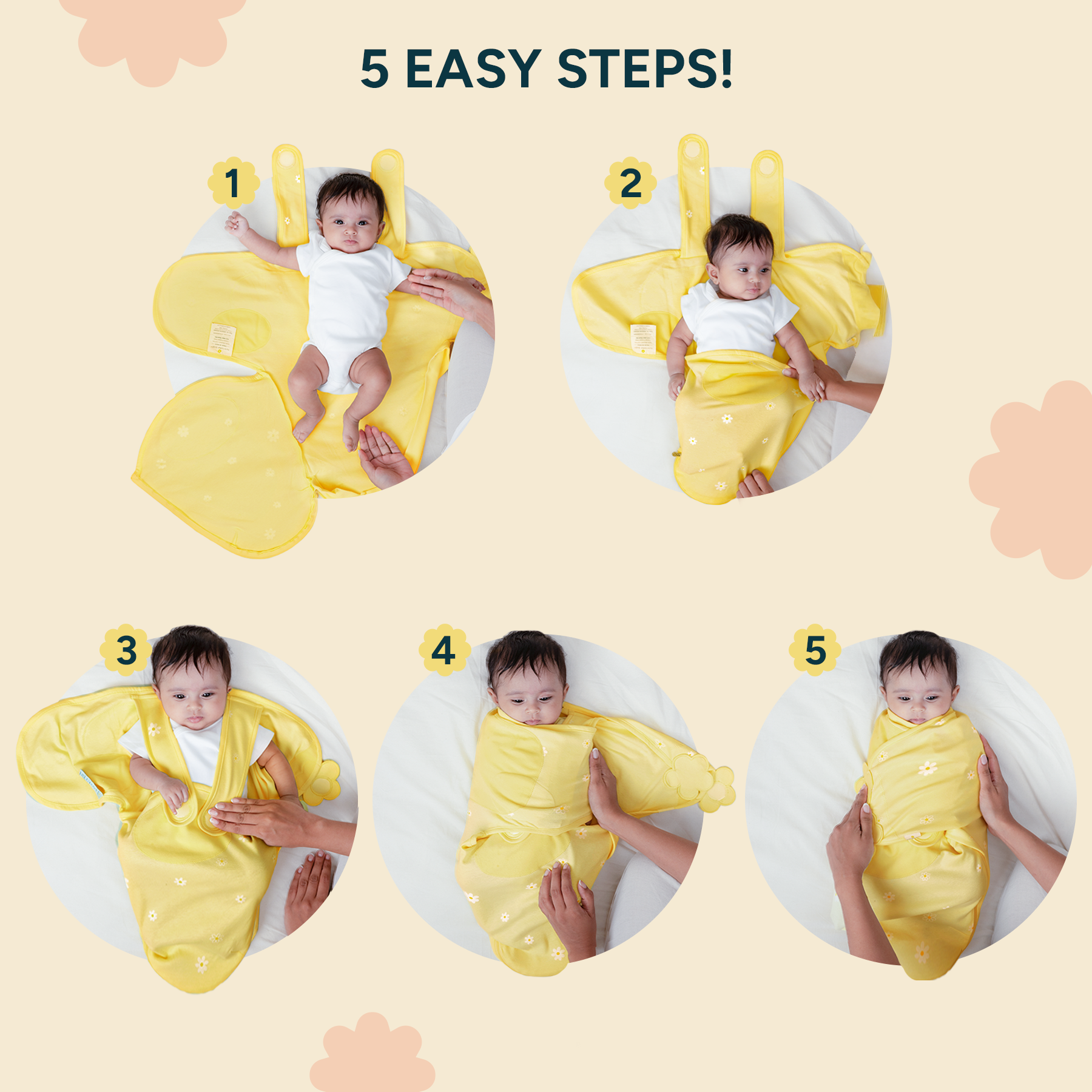 Nintara Baby Swaddle Wrap