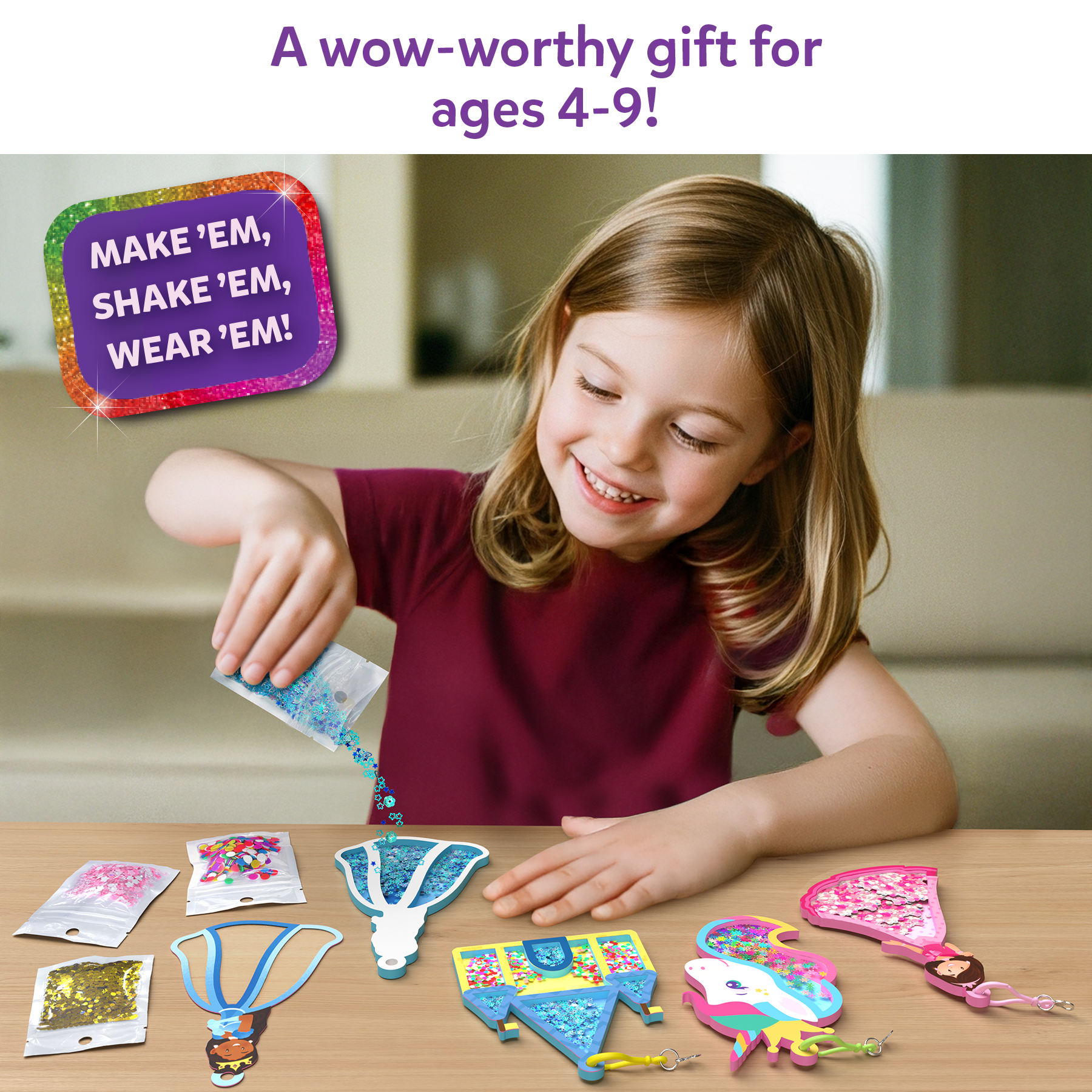 Skillmatics Art & Craft Activity Shake-its, Unicorns & Princesses / Animals