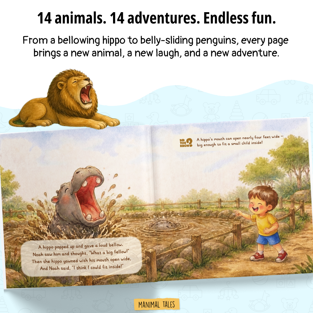 I'm at the Zoo! - Personalized animal adventure