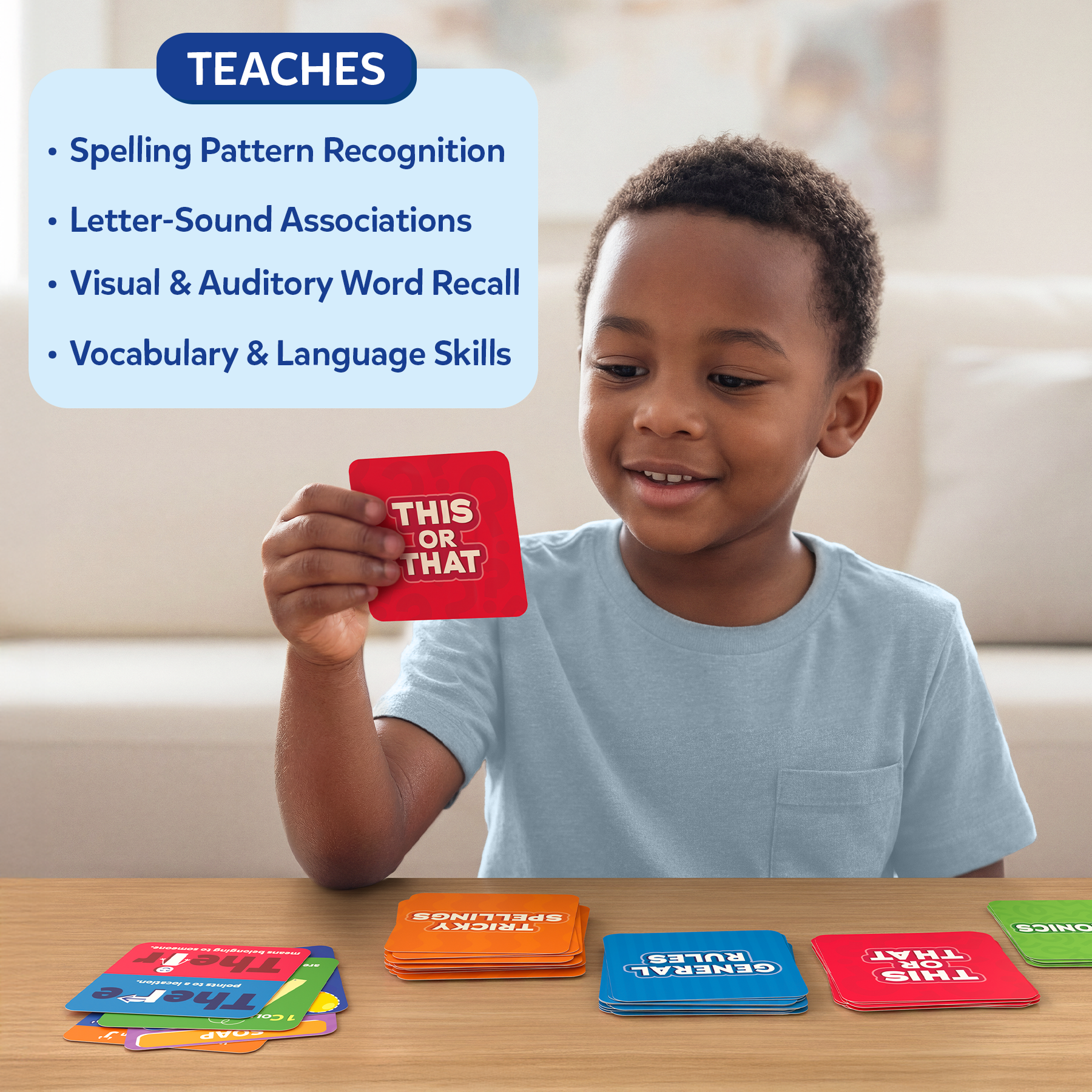 Spelling Tricks Flash Cards for Kids - Skillmatics