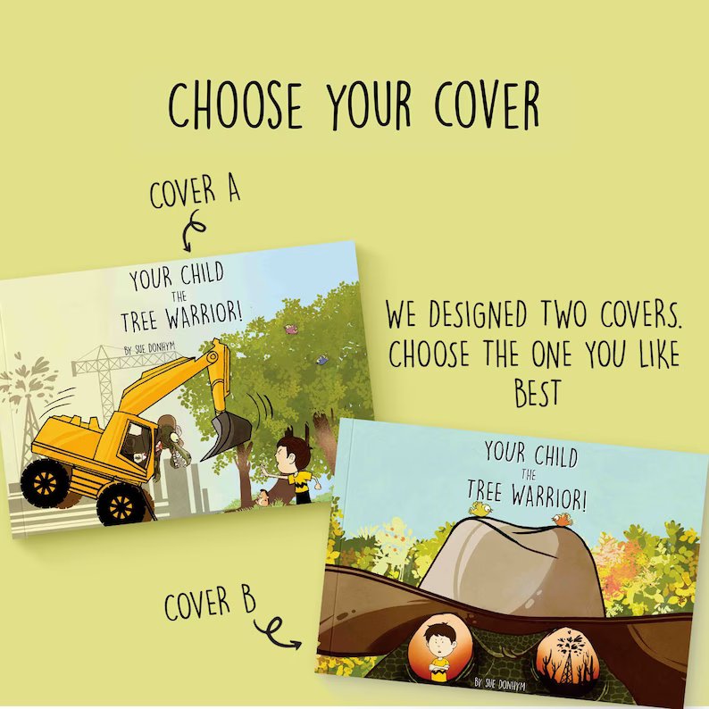 Personalised Storybook  - The Tree Warrior; Make Your Child A Climate Hero!