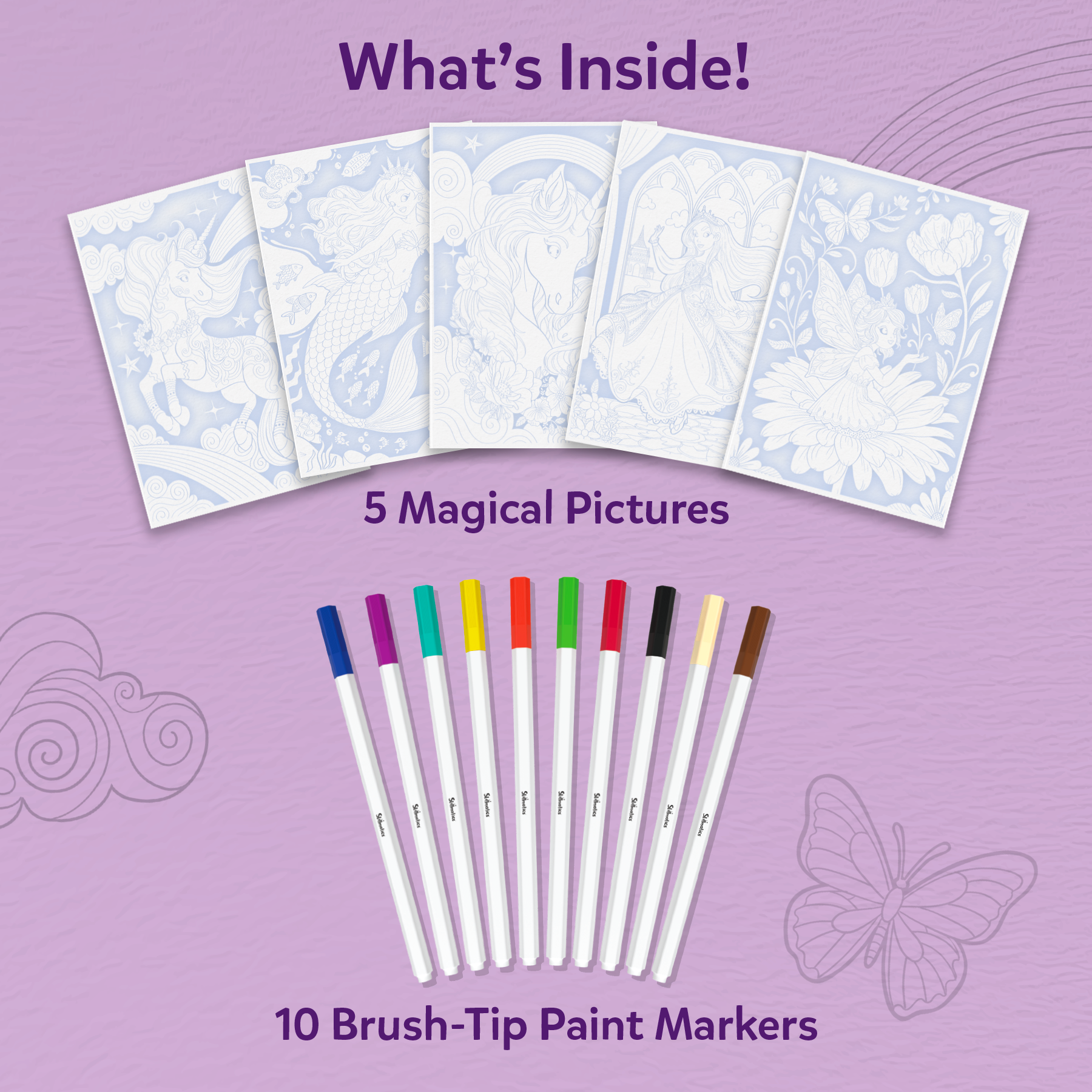 Paint-Over Art – Mess-Free Shine-Through Painting Kit