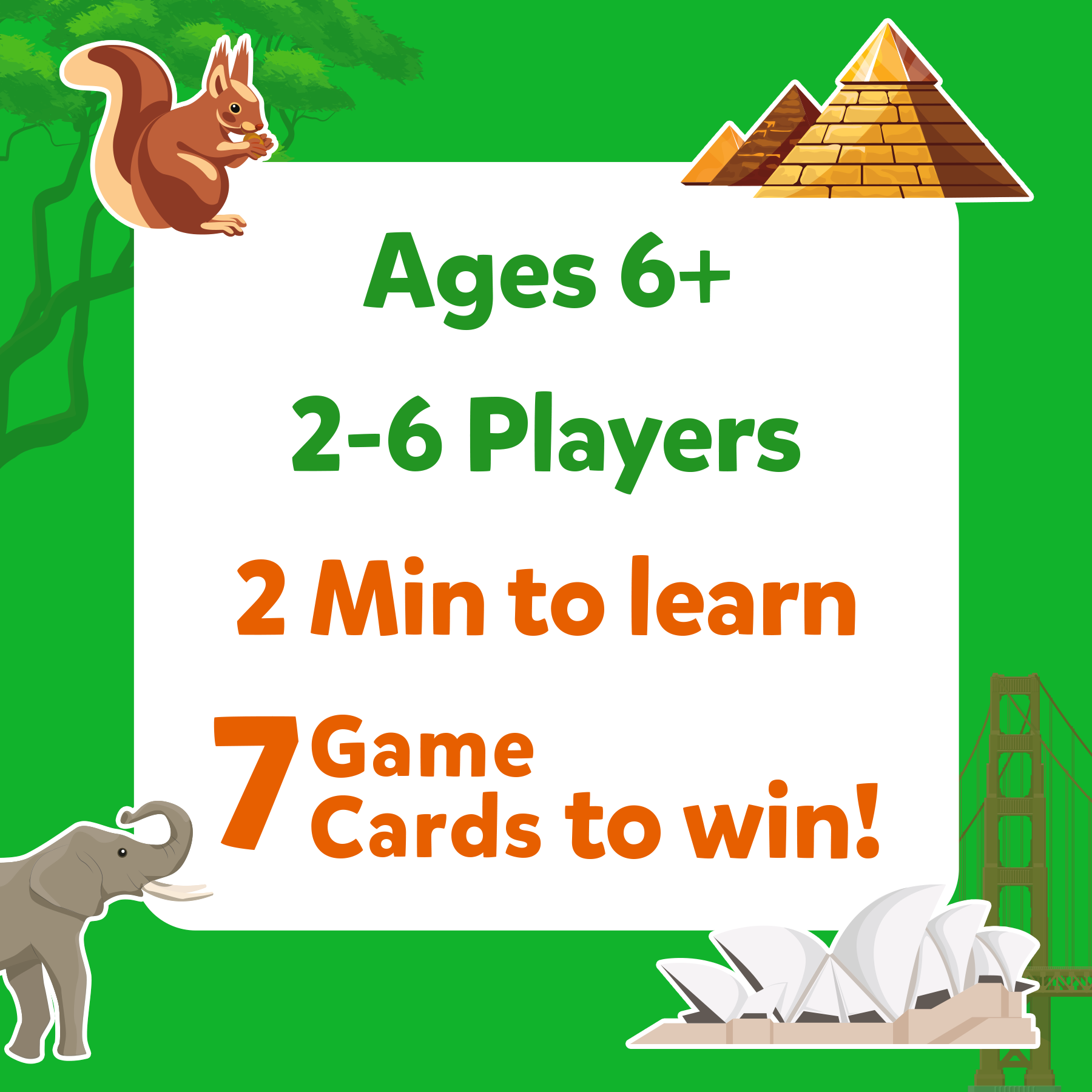 Skillmatics Card Game - Guess in 10 Animals & Countries Combo, Perfect for Boys, Girls, Kids, and Families Who Love Board Games and Educational Toys, Travel Friendly, Gifts for Ages 6, 7, 8, 9