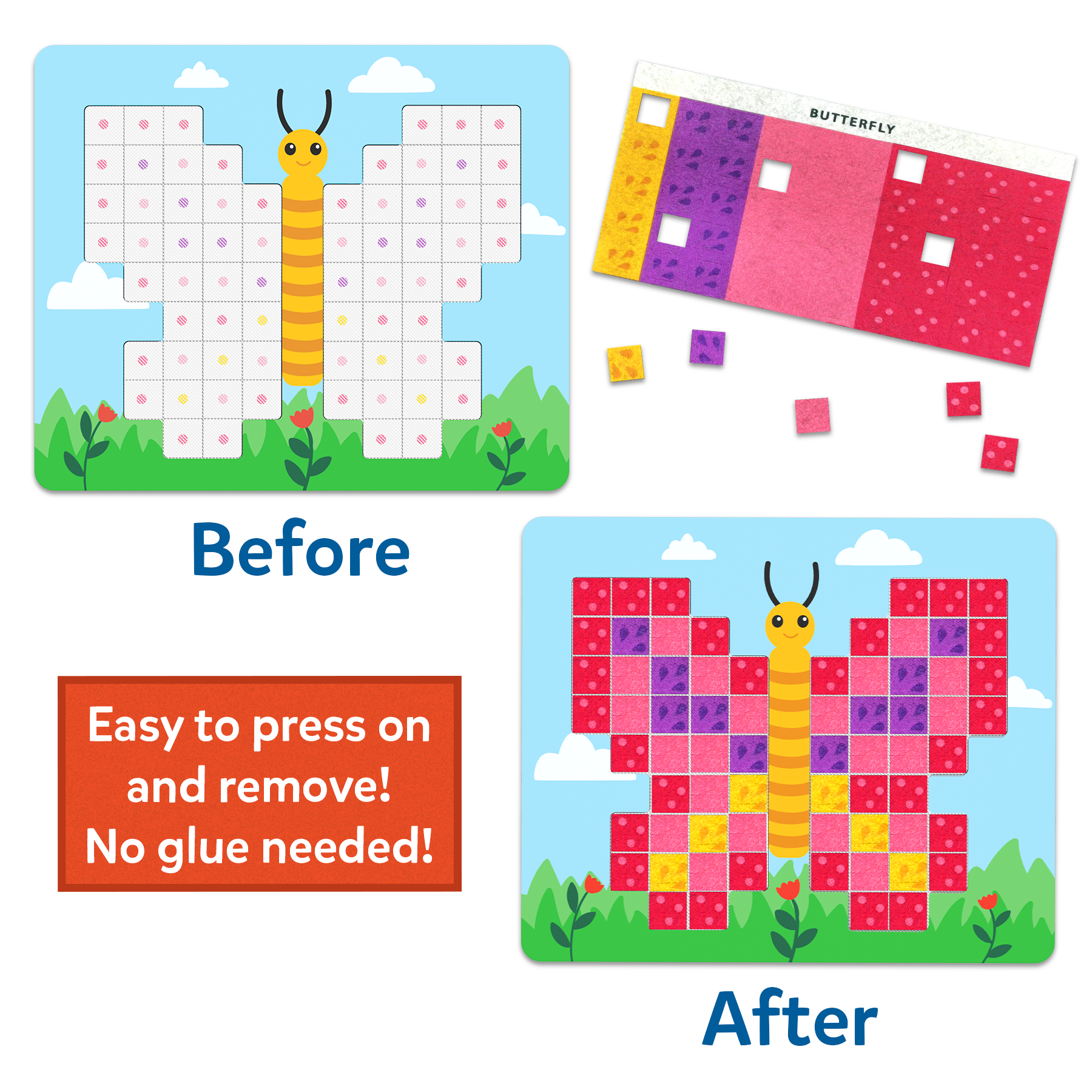 Skillmatics Art Activity - Reusable Mosaic 3D Craft Kit
