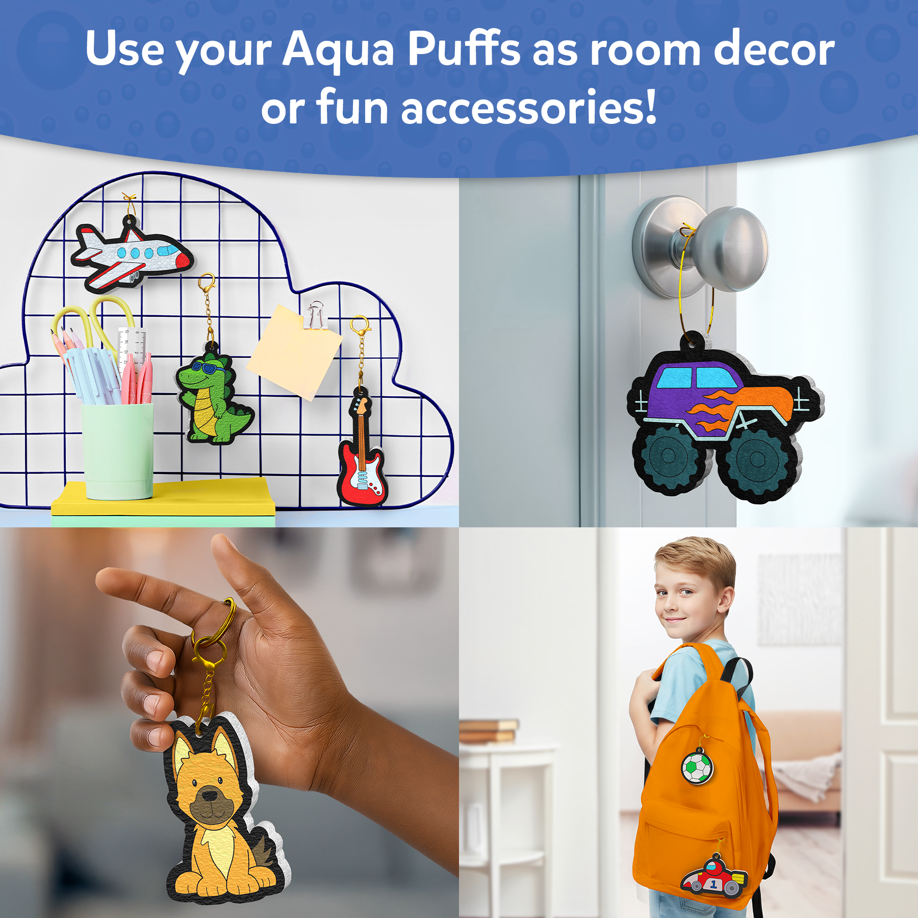 Skillmatics 3D Art Kit – Aqua Puffs Just Cool Things, Mess-Free Painting Craft for Kids, DIY Colour & Inflate Activity, Travel Toys & Creative Gifts for Boys & Girls Ages 4, 5, 6, 7, 8, 9, 10