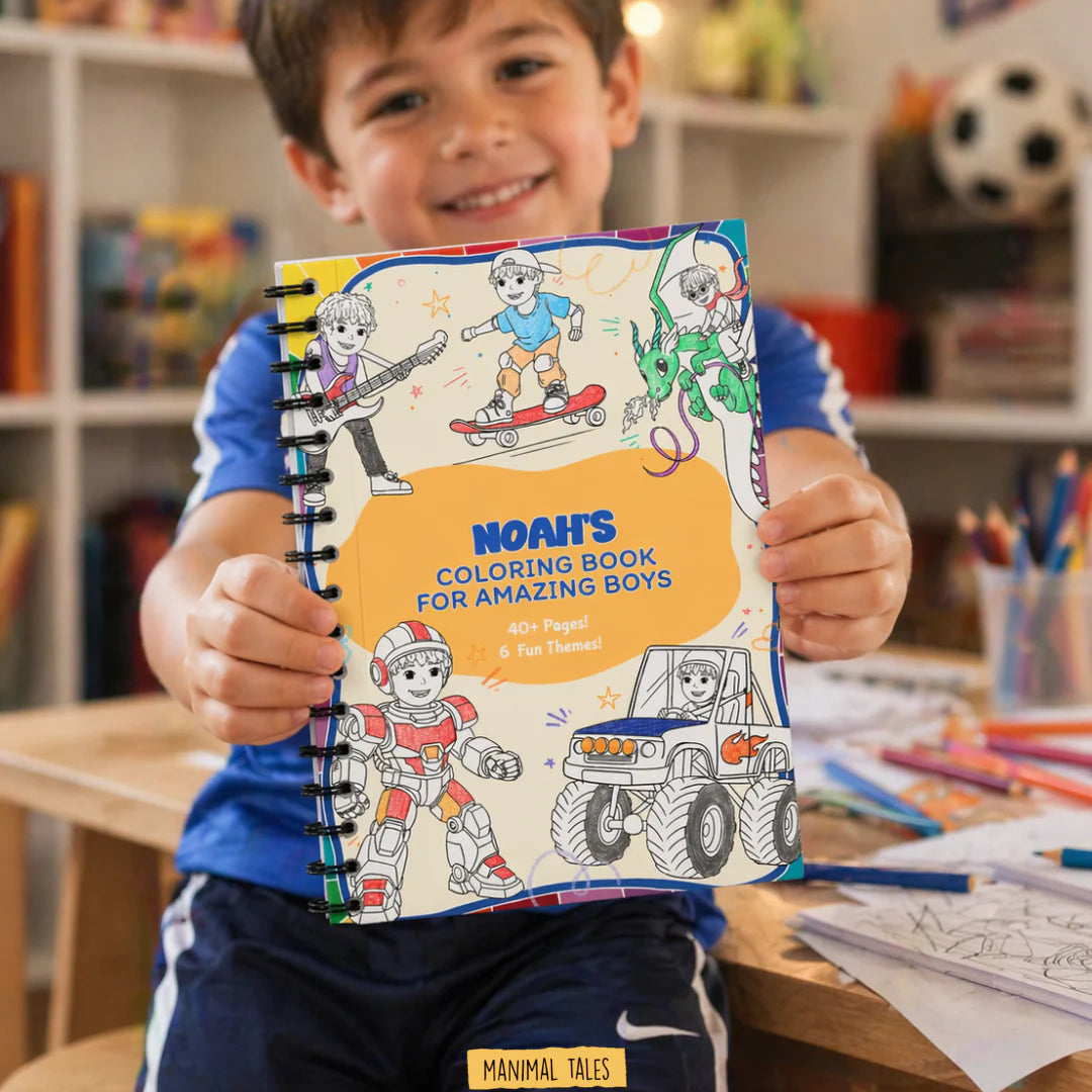 My Coloring Book, Just For Me!  (For Boys)