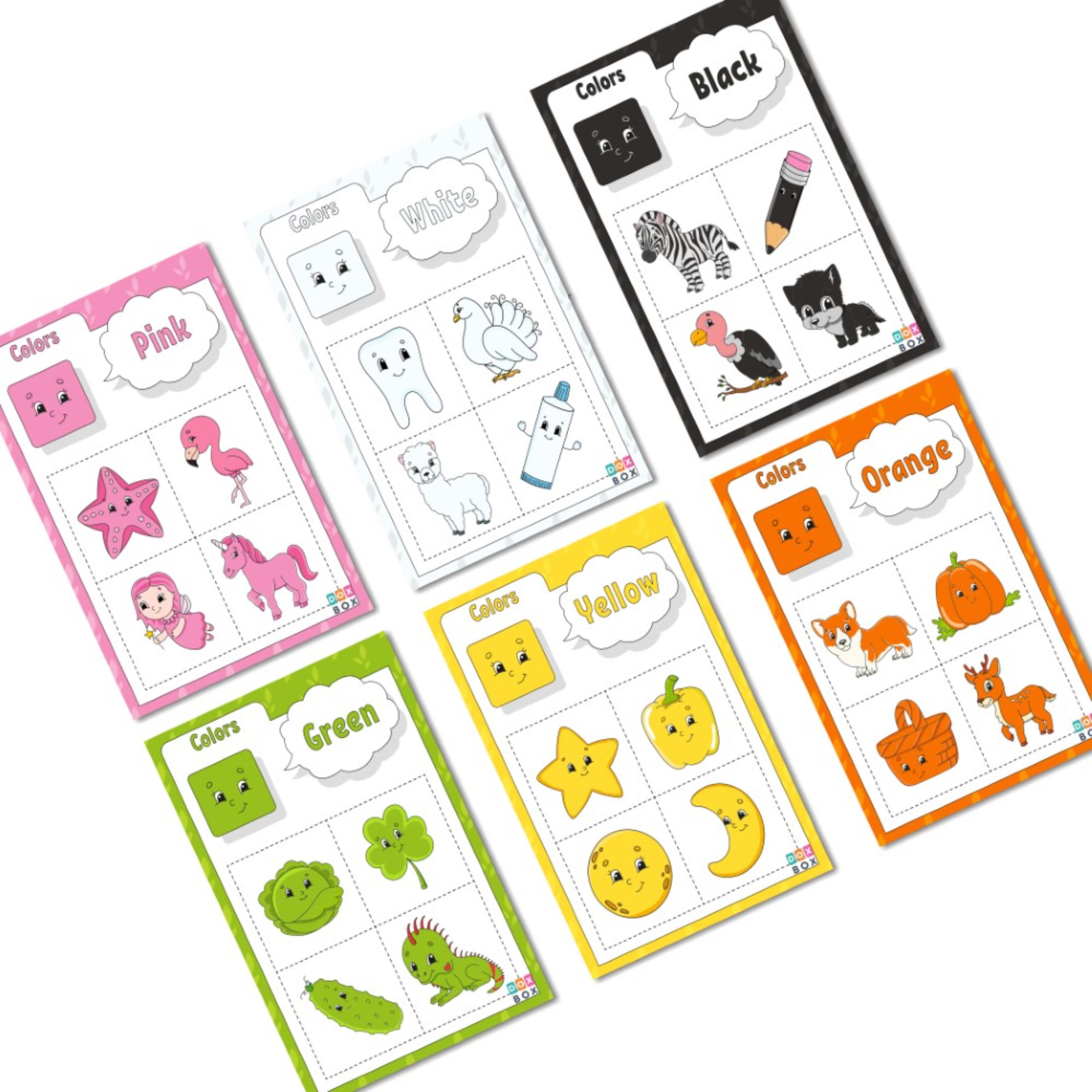 Colour Sorting Activity Mats (10 colours included)