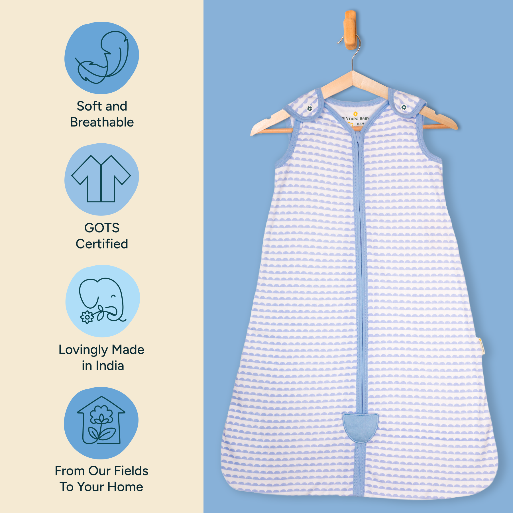 Nintara Baby 0.5 TOG Sleep Sack
