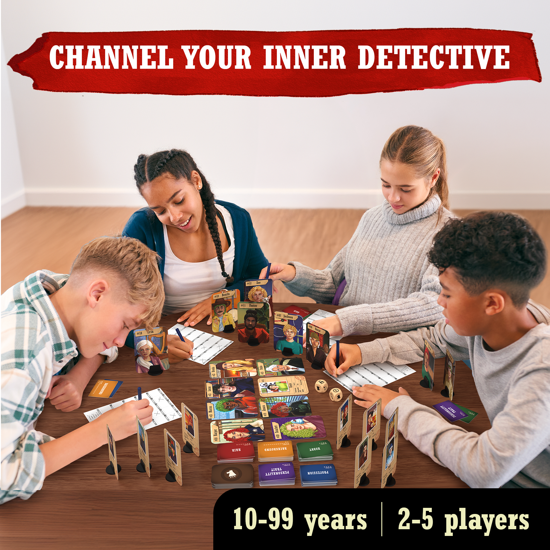 Skillmatics Card Game - Catch The Crook, Family Friendly Mystery Game, Strategy Game, Gifts for Kids, Boys, Girls Ages 10 and Up, 2-5 Players