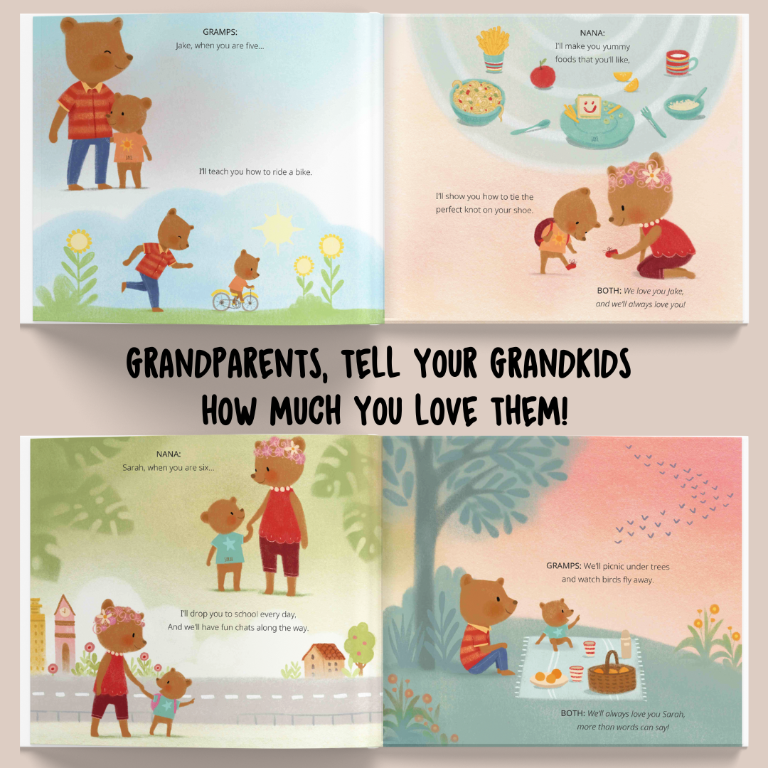 Personalised Storybook - Grandkids, We Love You!