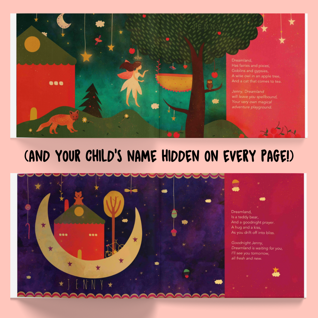 Personalised Storybook - Dreamland; A Bedtime Story