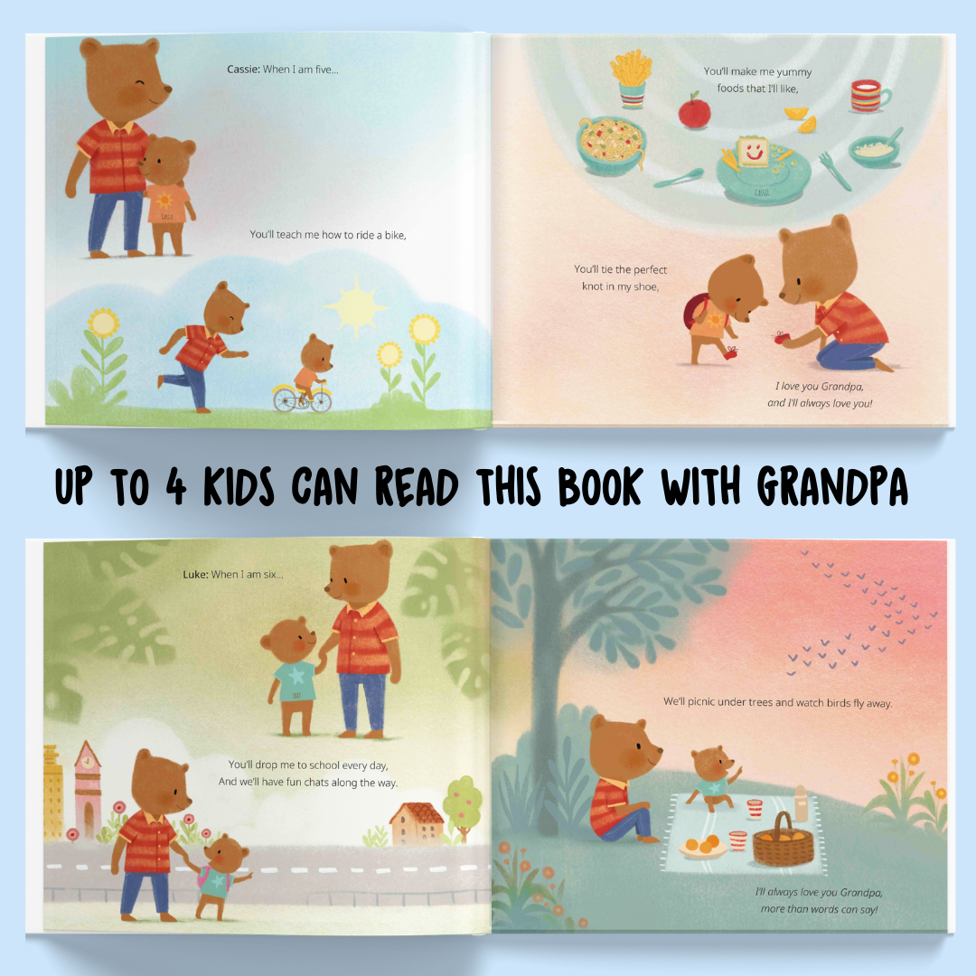 Personalised Storybook - Grandpa And Us