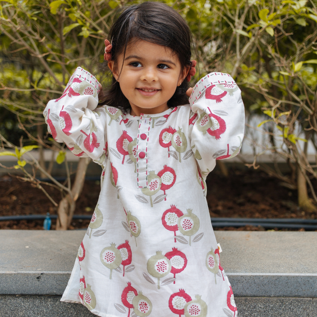 Chanderi Kurta Pyjama Set