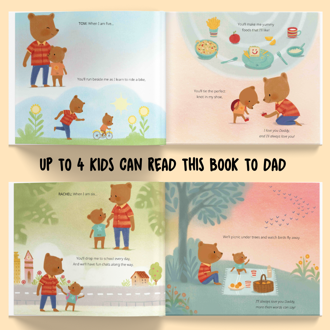 Personalised Storybook - Daddy And Us