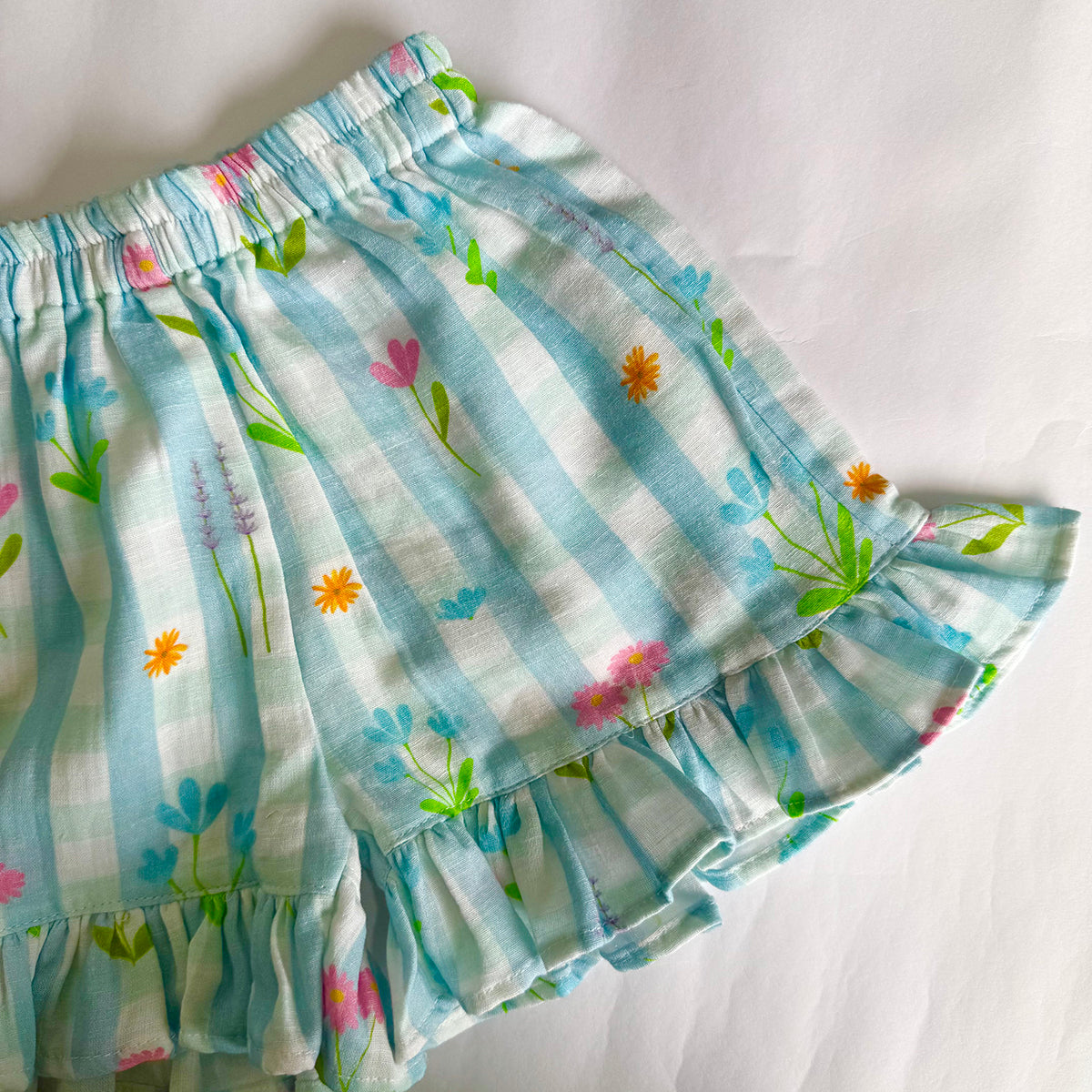 Girls Co-Ord Set- Ghingham