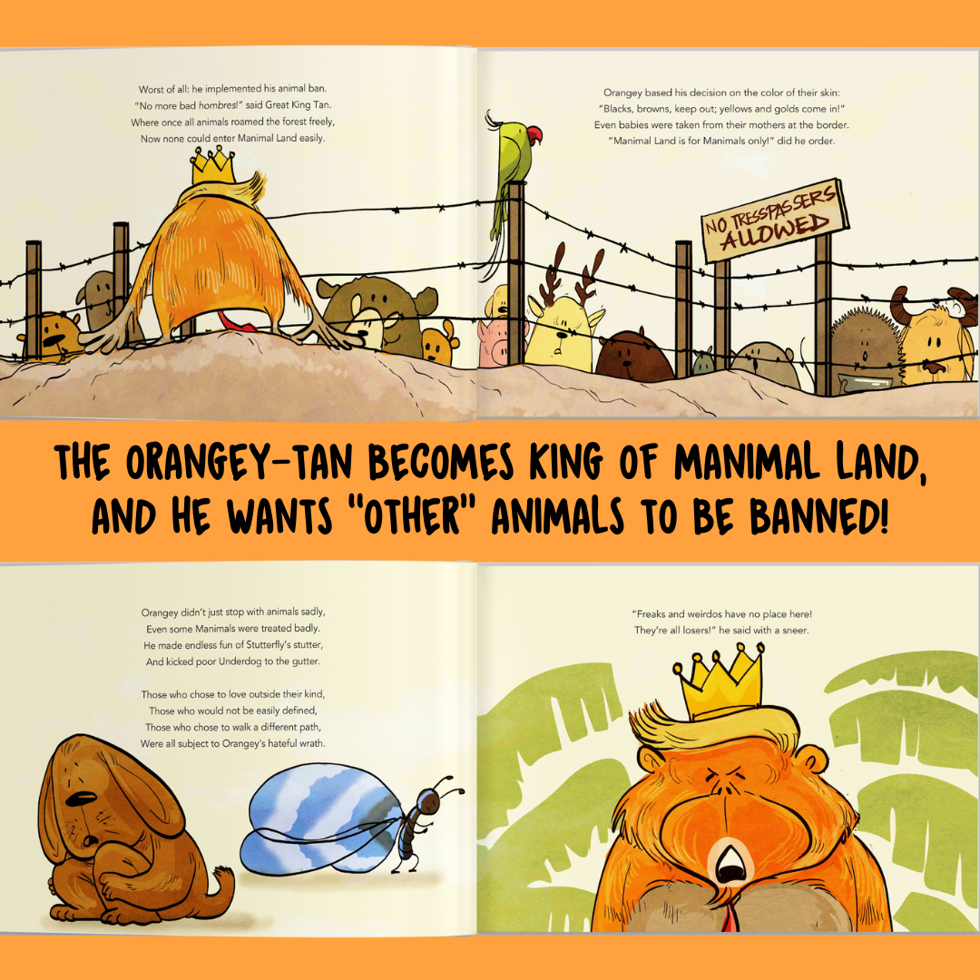 Personalised Storybook -  The Orangey-Tan; Your Child vs Evil