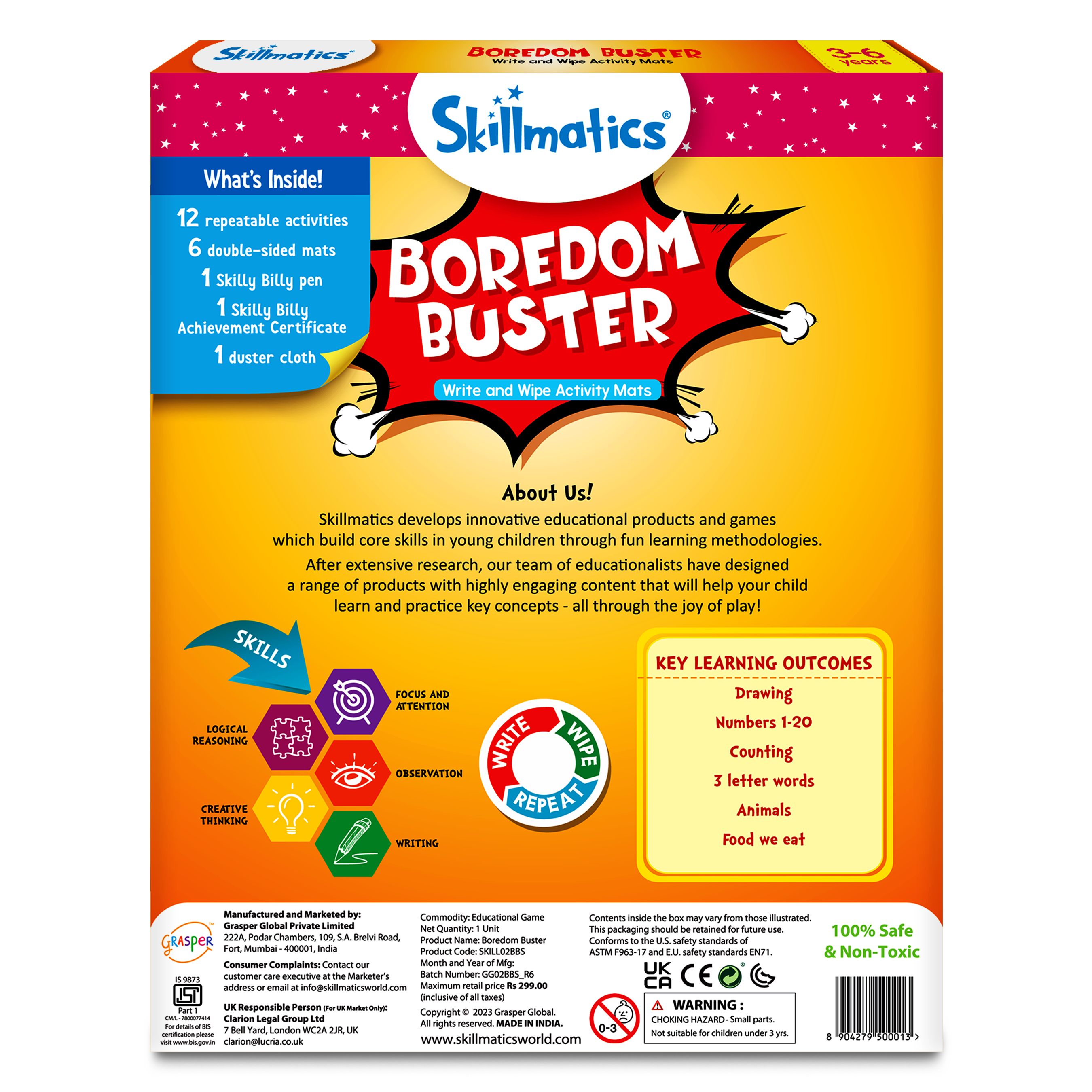 Skillmatics Educational Game - Boredum Buster