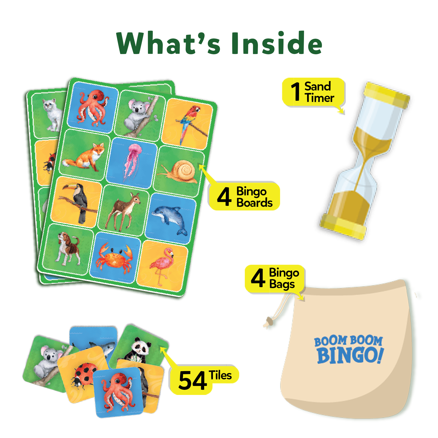 Boom Boom Bingo! Board Game :Animal World