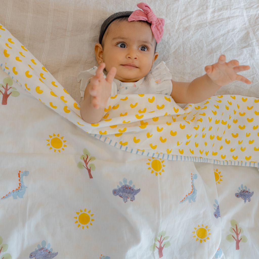 Mulmul Muslin Dohar | Hand-Block Printed