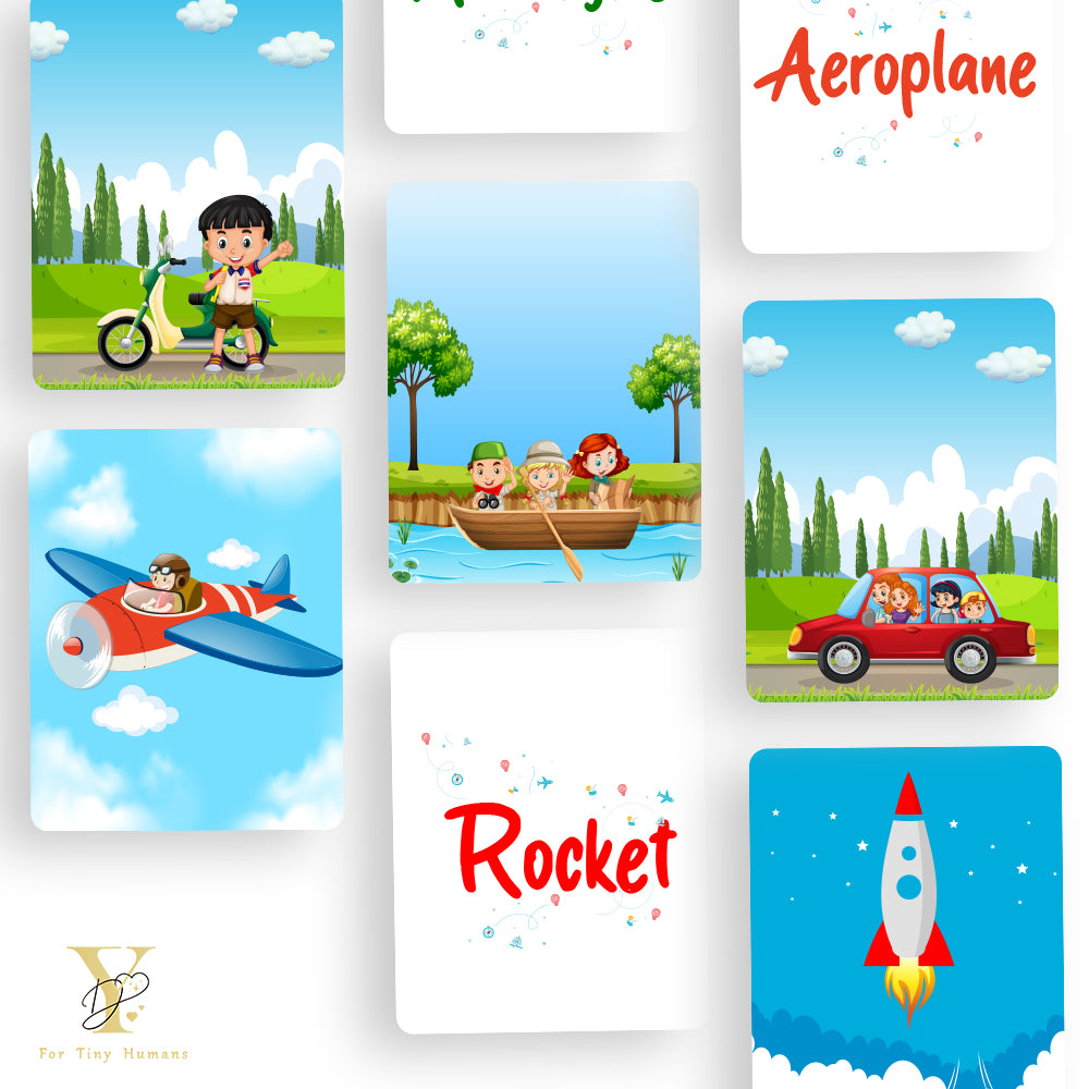 Transport Flash Cards & Diwali Bodysuit Gift Set