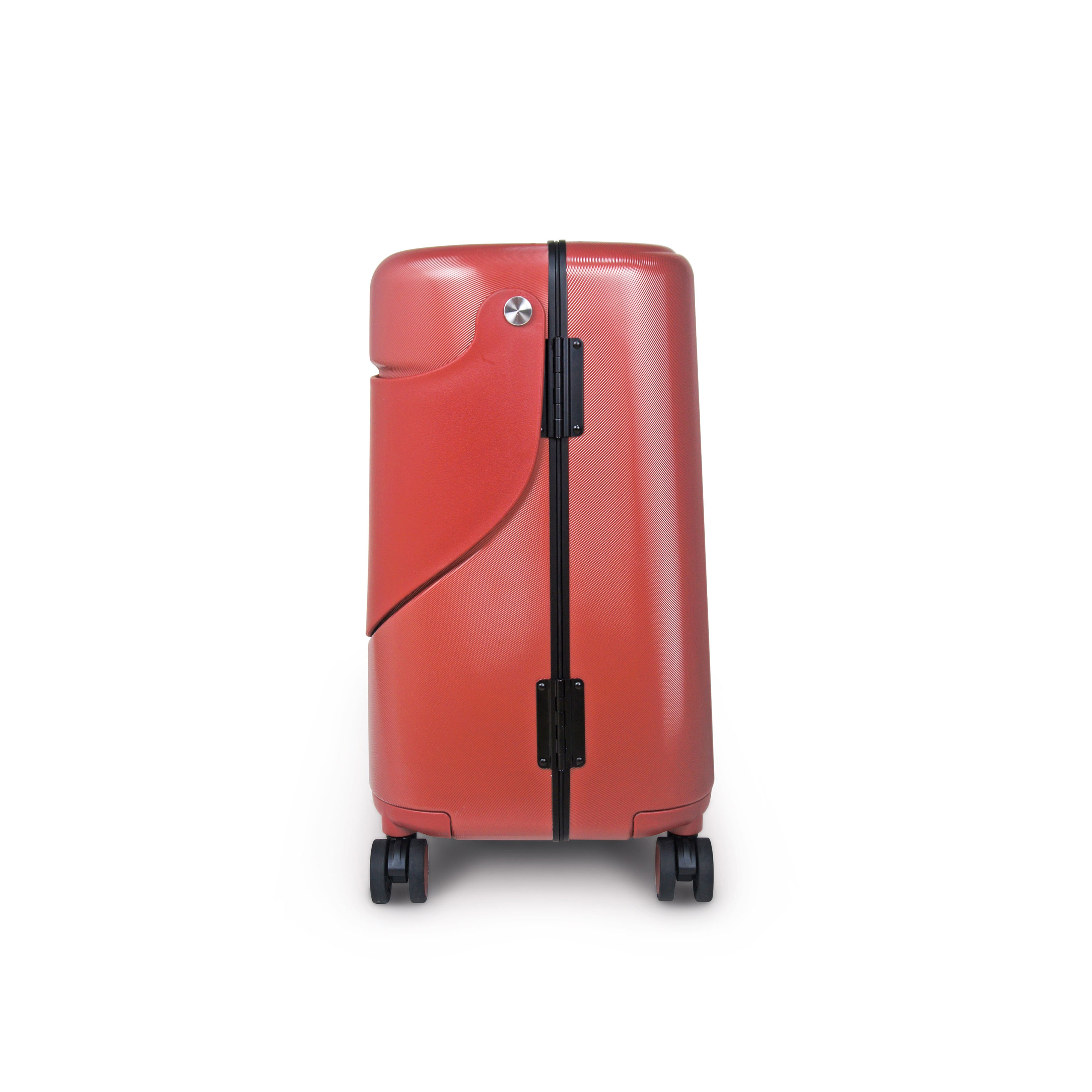 Miamily Maroon Red Ride-On Trolley Carry-On Luggage 18 inches