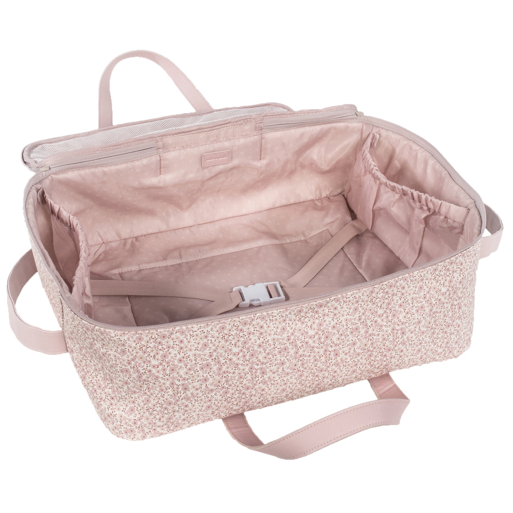 Pasito a Pasito Flower Mellow Pink Travel Holiday and Maternity Bag