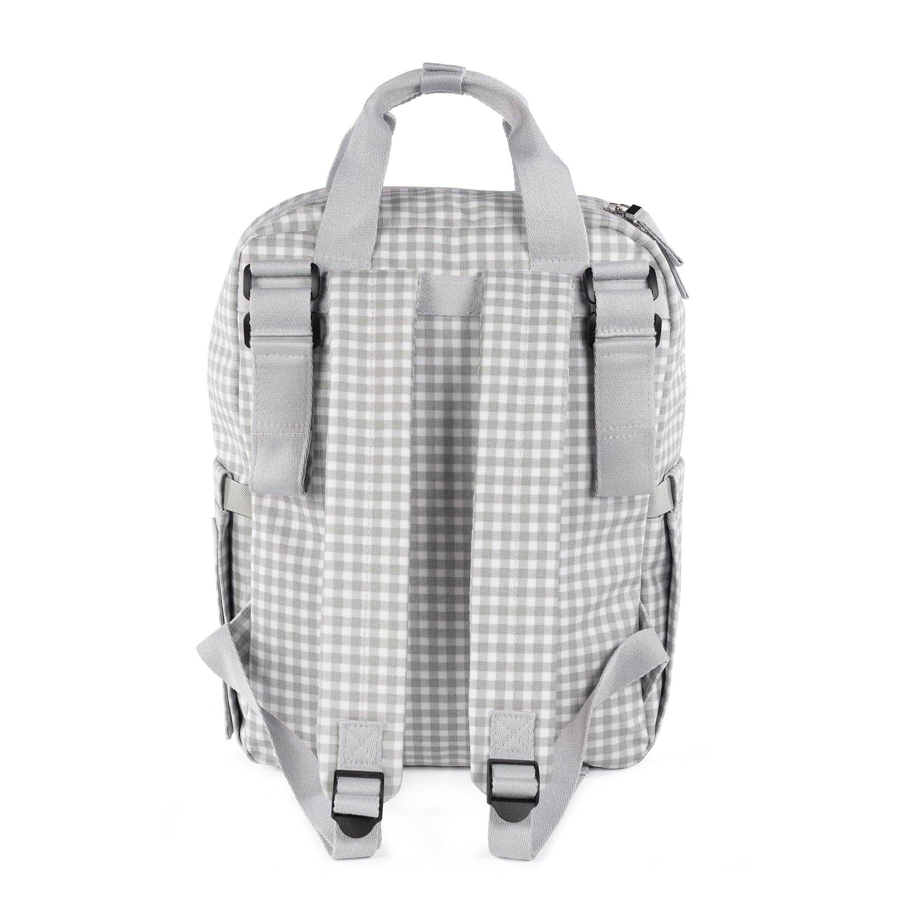 Walking Mum I Love Vichy Grey Backpack Diaper Changing Bag