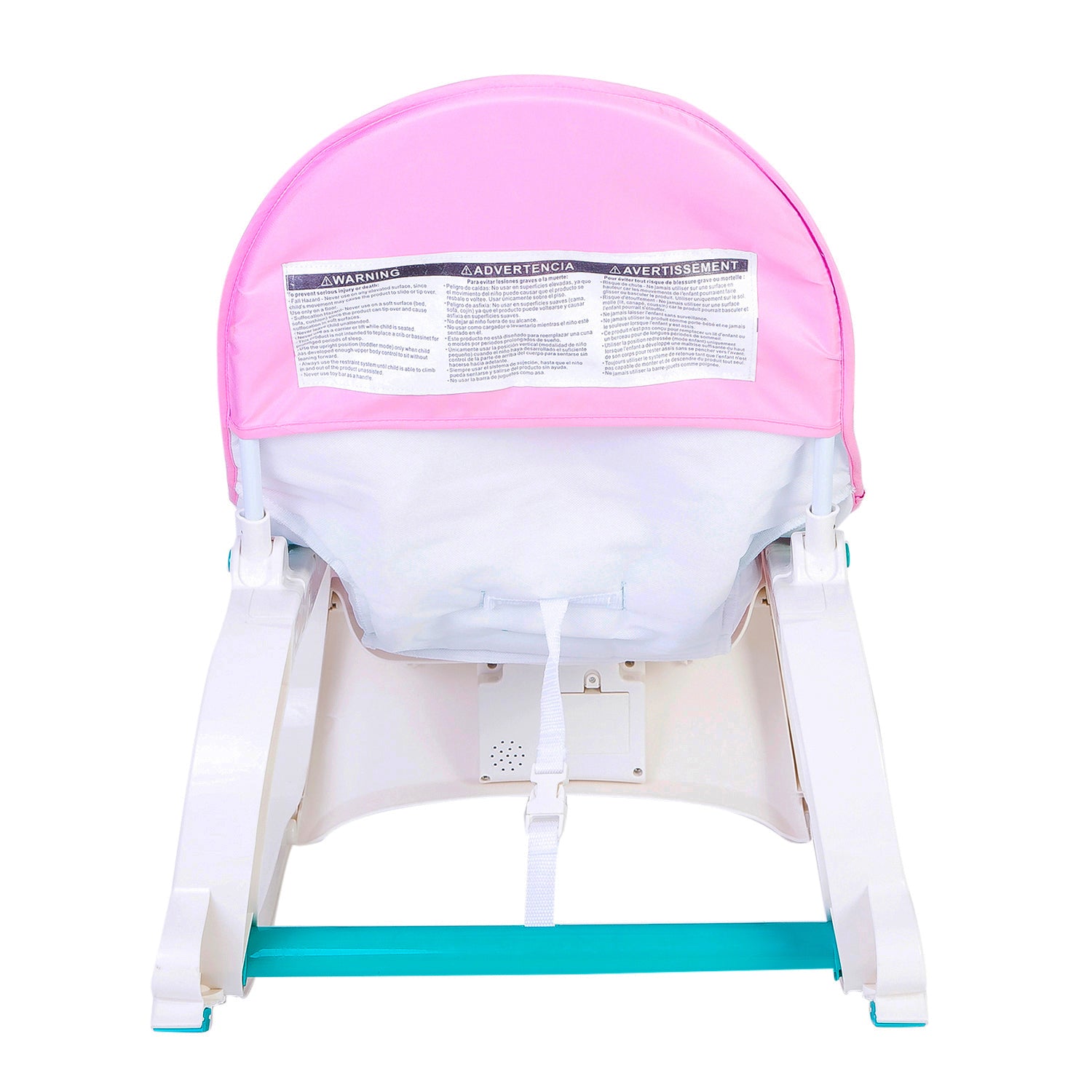 Baby Moo 2 In 1 Rocker Cum Feeding Chair 20 Kg Pink /Green