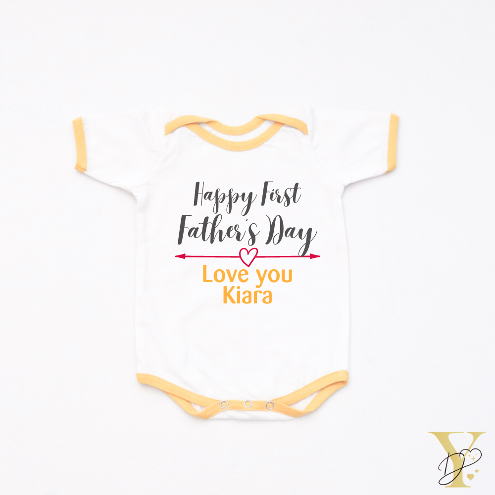 Happy First Father's Day Bodysuit