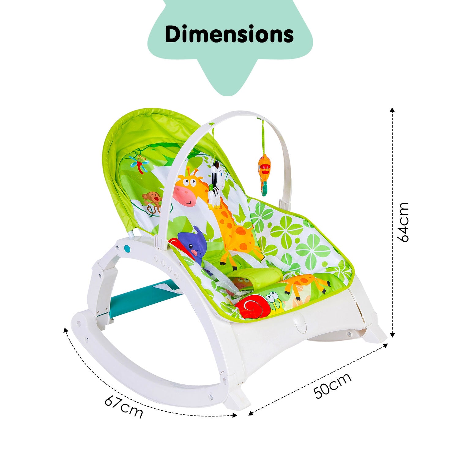 Baby Moo New Born To 18 Kg Baby Portable Rocker