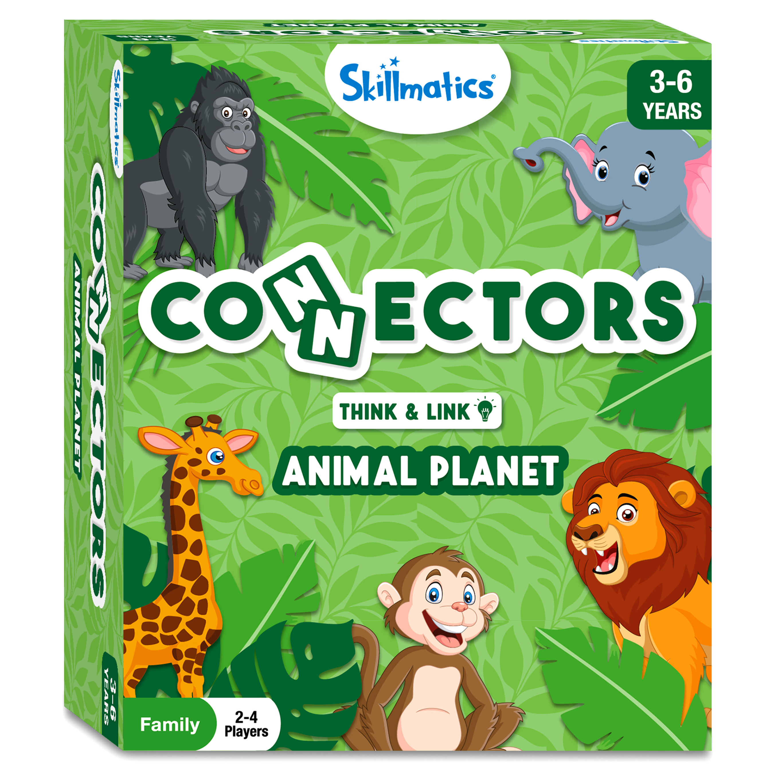 Skillmatics Educational Game - Connectors Animal Planet, Fun Strategy & Learning Game for Kids, Gifts for Boys & Girls Ages 3, 4, 5, 6