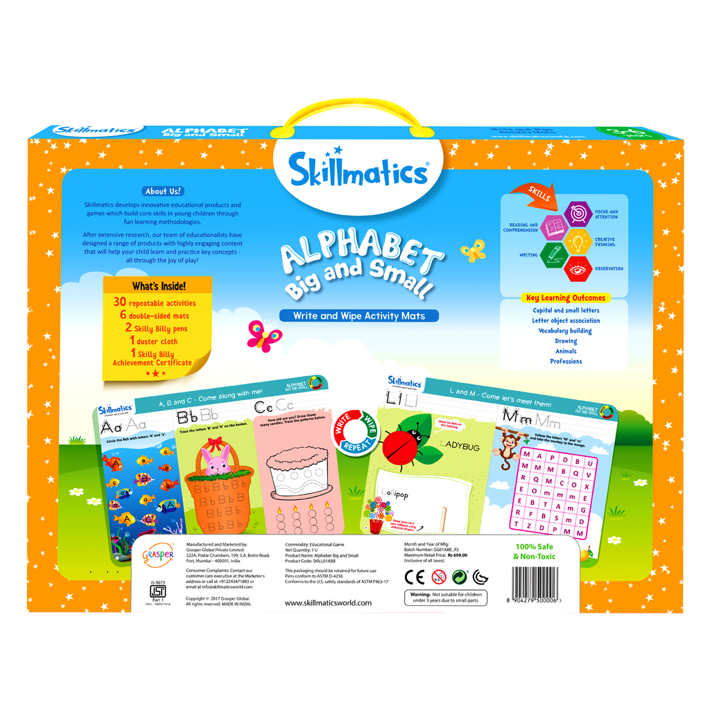 Skillmatics Educational Game - Alphabet Big & Small