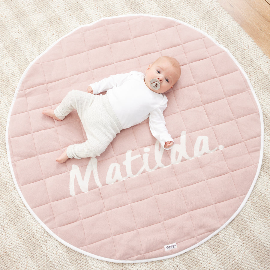 Personalised Playmat - Ballet; Letter: Ivory