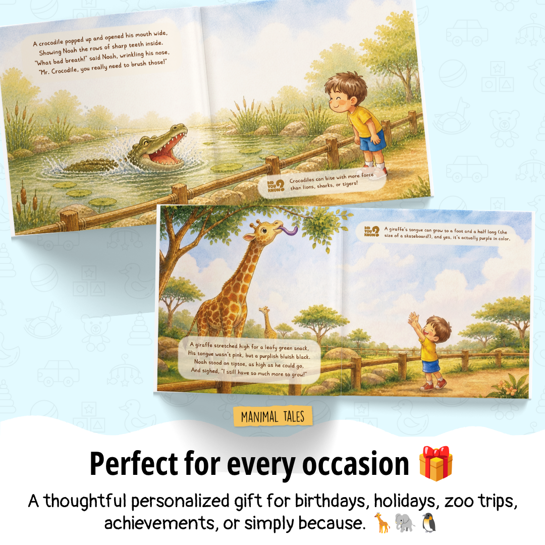 I'm at the Zoo! - Personalized animal adventure