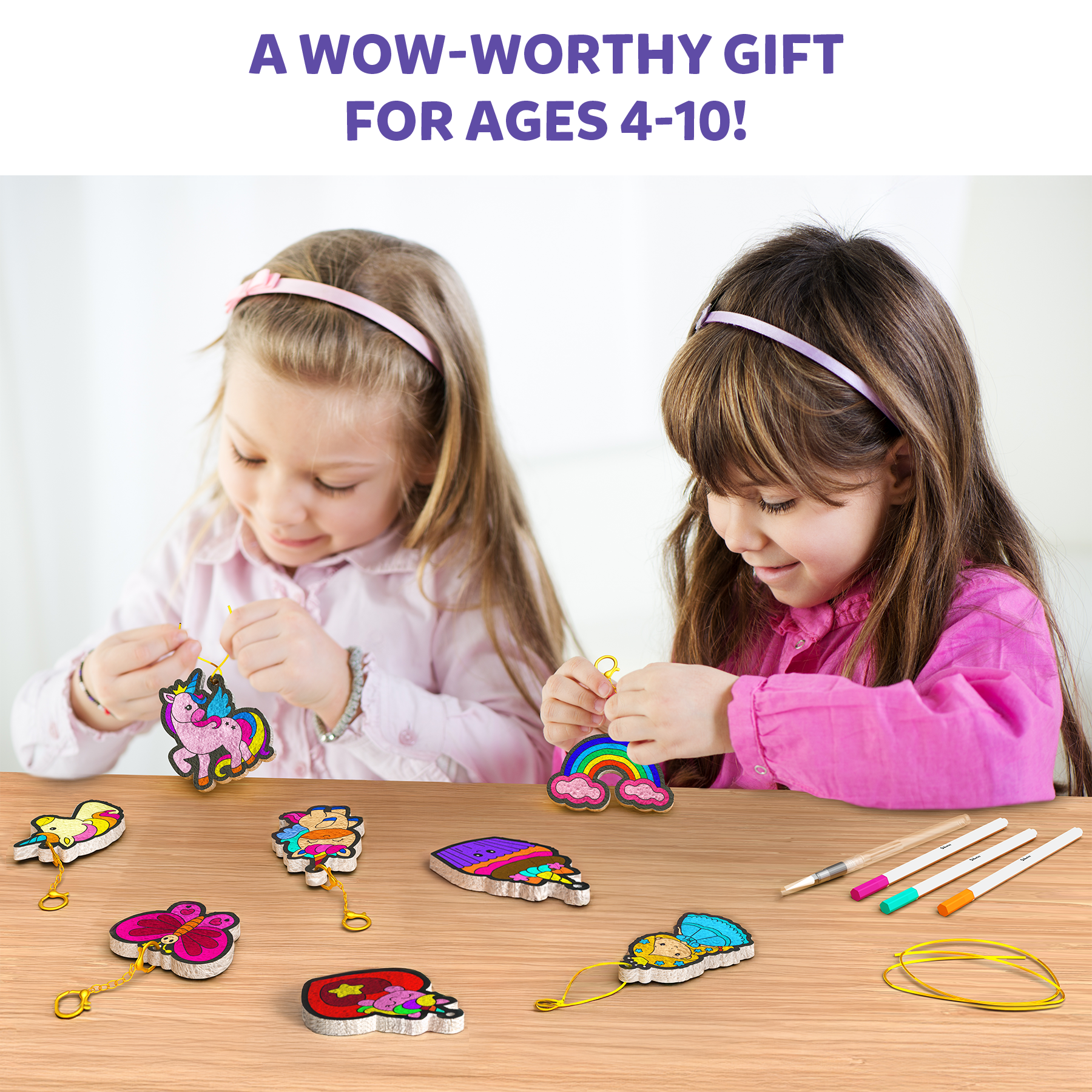 Skillmatics 3D Art Kit - Aqua Puffs, Princesses & Unicorns, Mess-Free Fun, Magical Craft Activity, Travel Toys, DIY Decor, Creative Gifts for Girls & Boys Ages 4, 5, 6, 7, 8, 9, 10