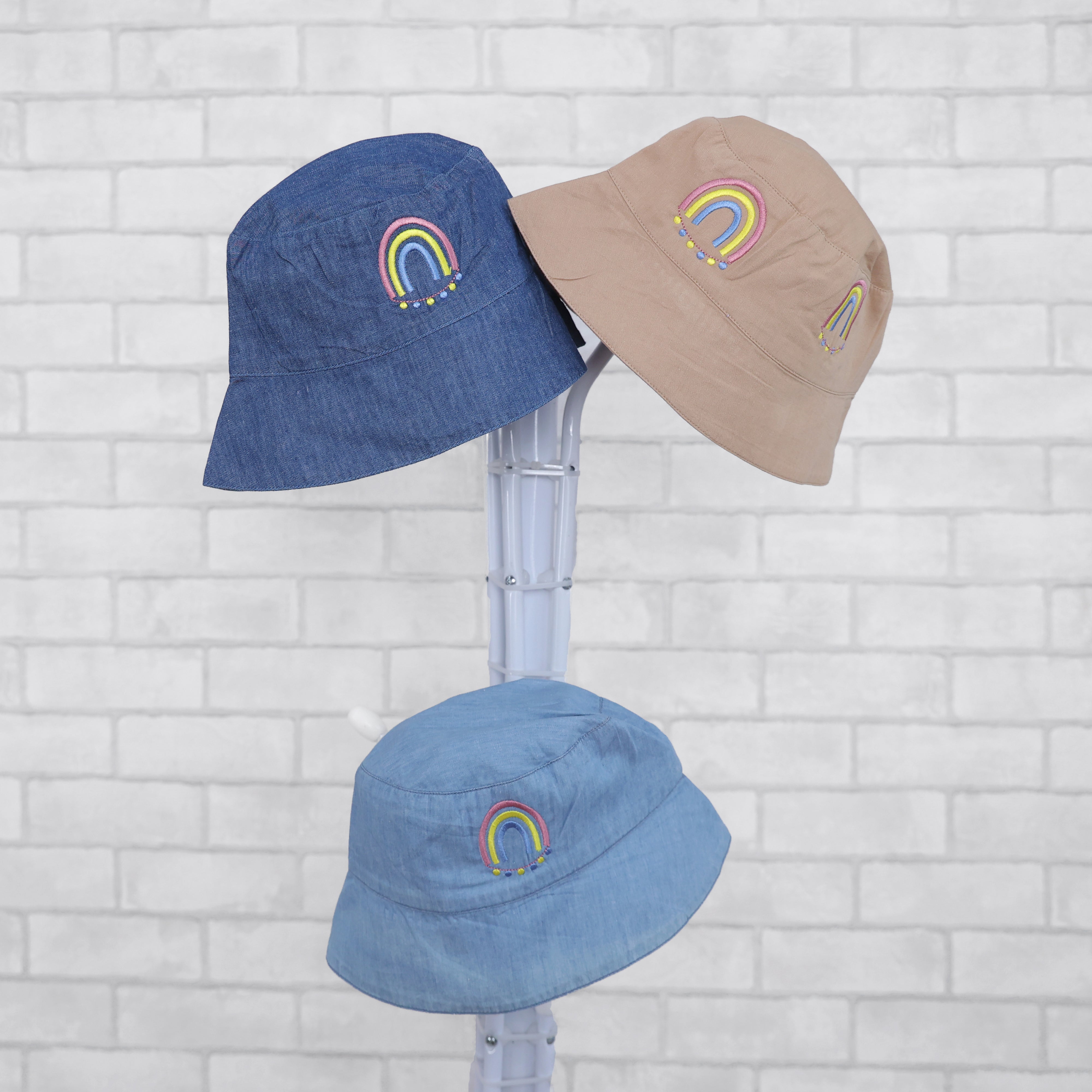 Ooh La Llama Light Denim Bucket Hat