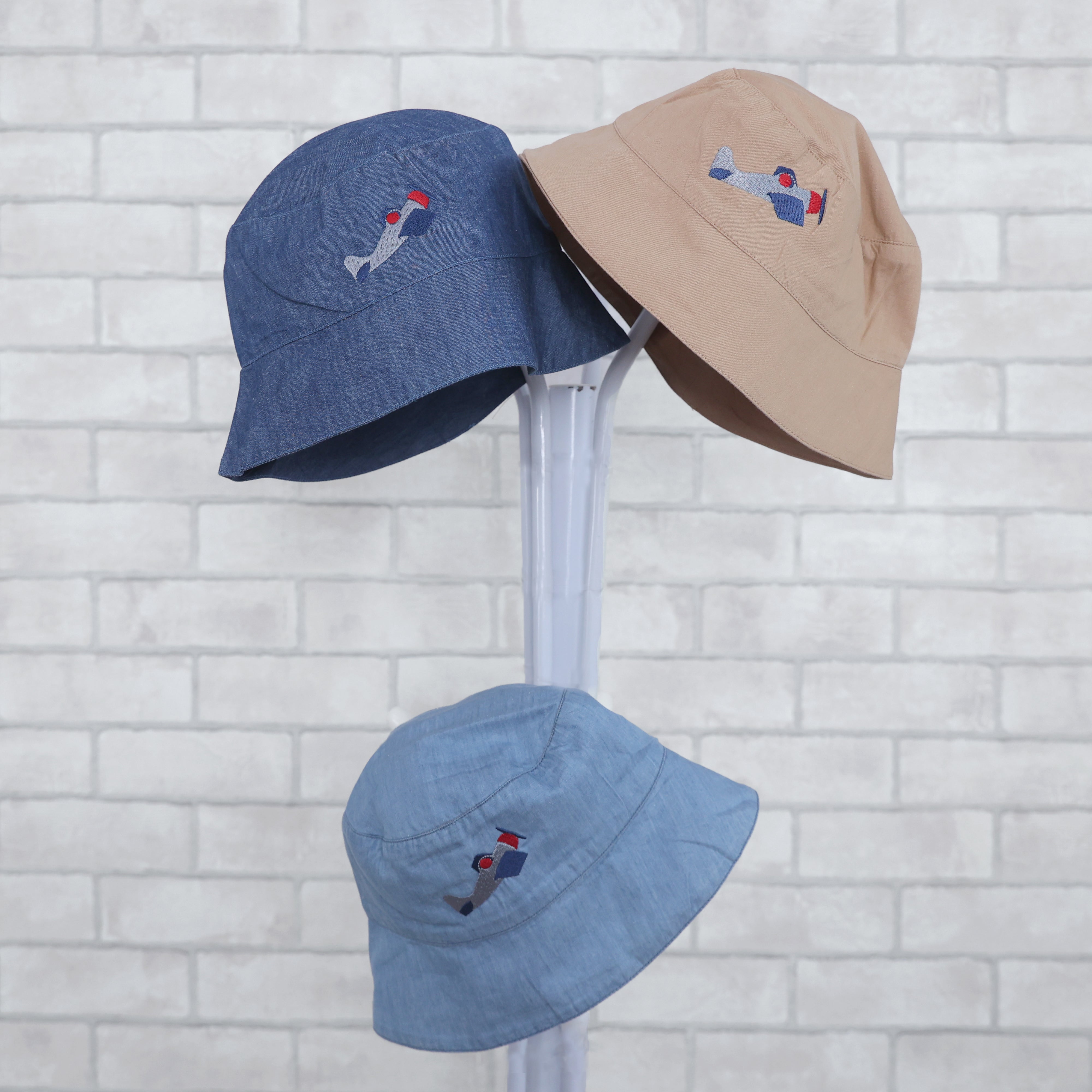 Fly Away With Me Dark Denim Bucket Hat