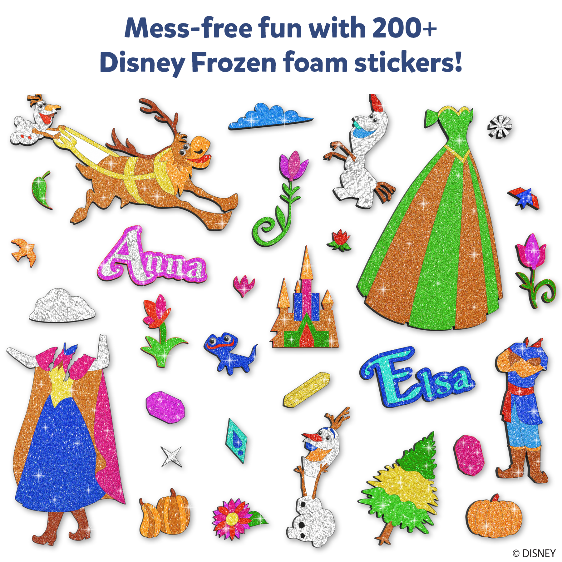 Skillmatics Foil Fun - Disney Frozen, Mess-Free Art for Kids, Craft Kits & Supplies, DIY Creative Activity, Travel Toys, Gifts for Fans of Elsa, Anna, Olaff, Girls, Boys, Ages 4, 5, 6, 7, 8, 9