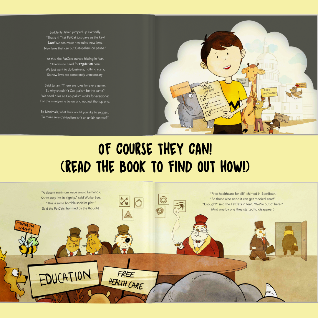 Personalised Storybook -  The FatCats; A Book About Capitalism & Inequality