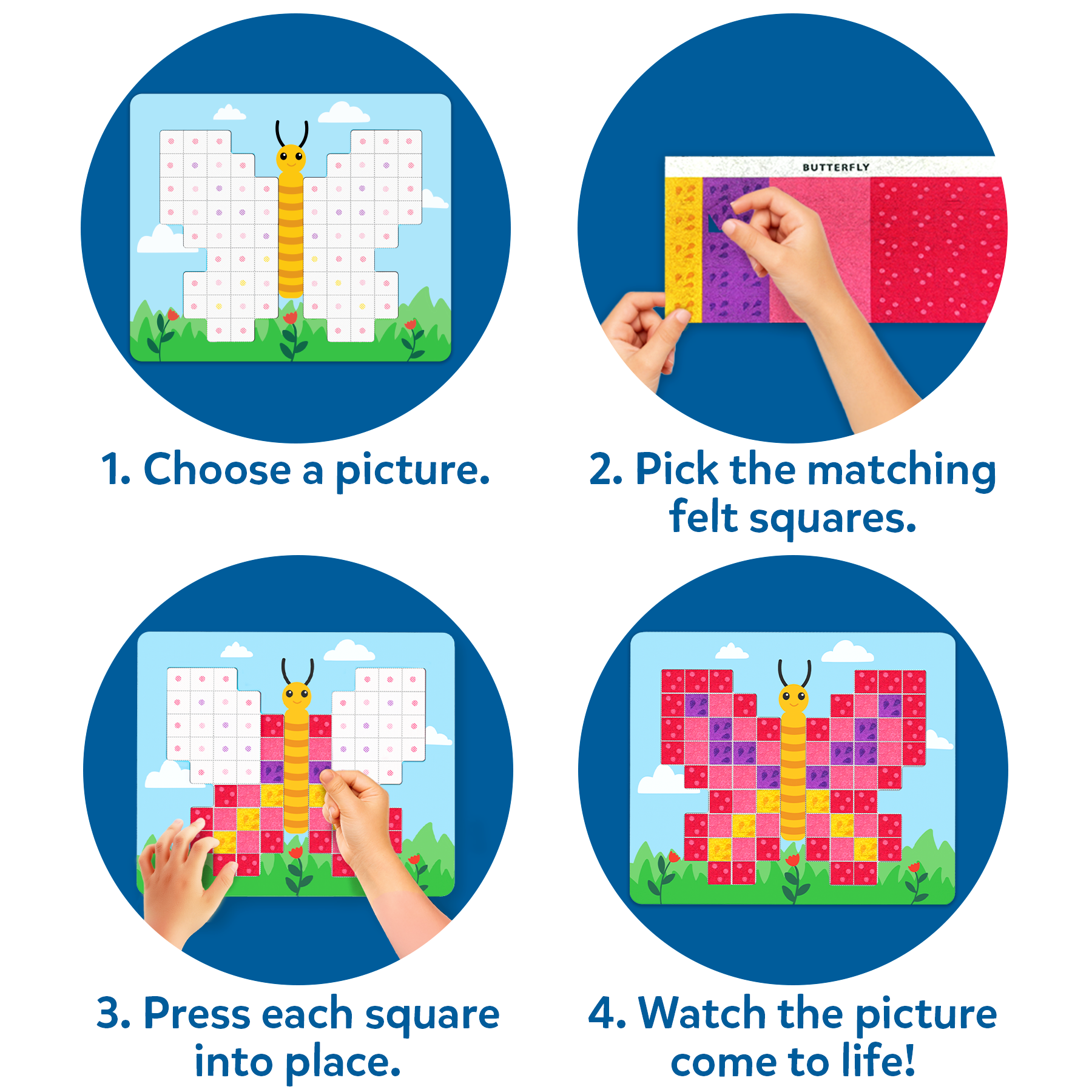Skillmatics Art Activity - Reusable Mosaic 3D Craft Kit
