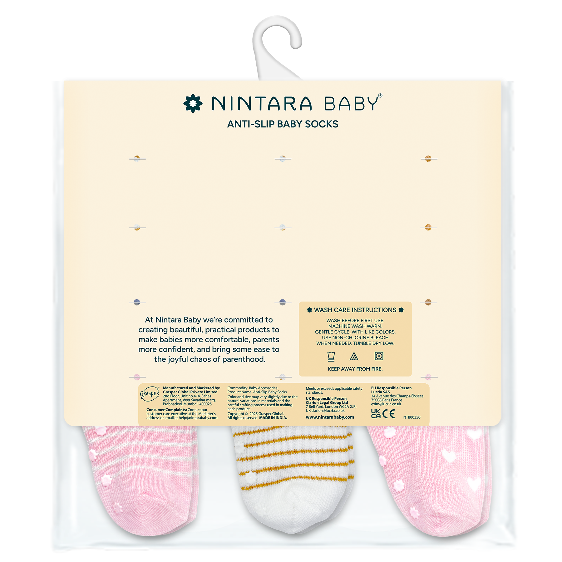 Anti-Slip Socks - Pack of 12