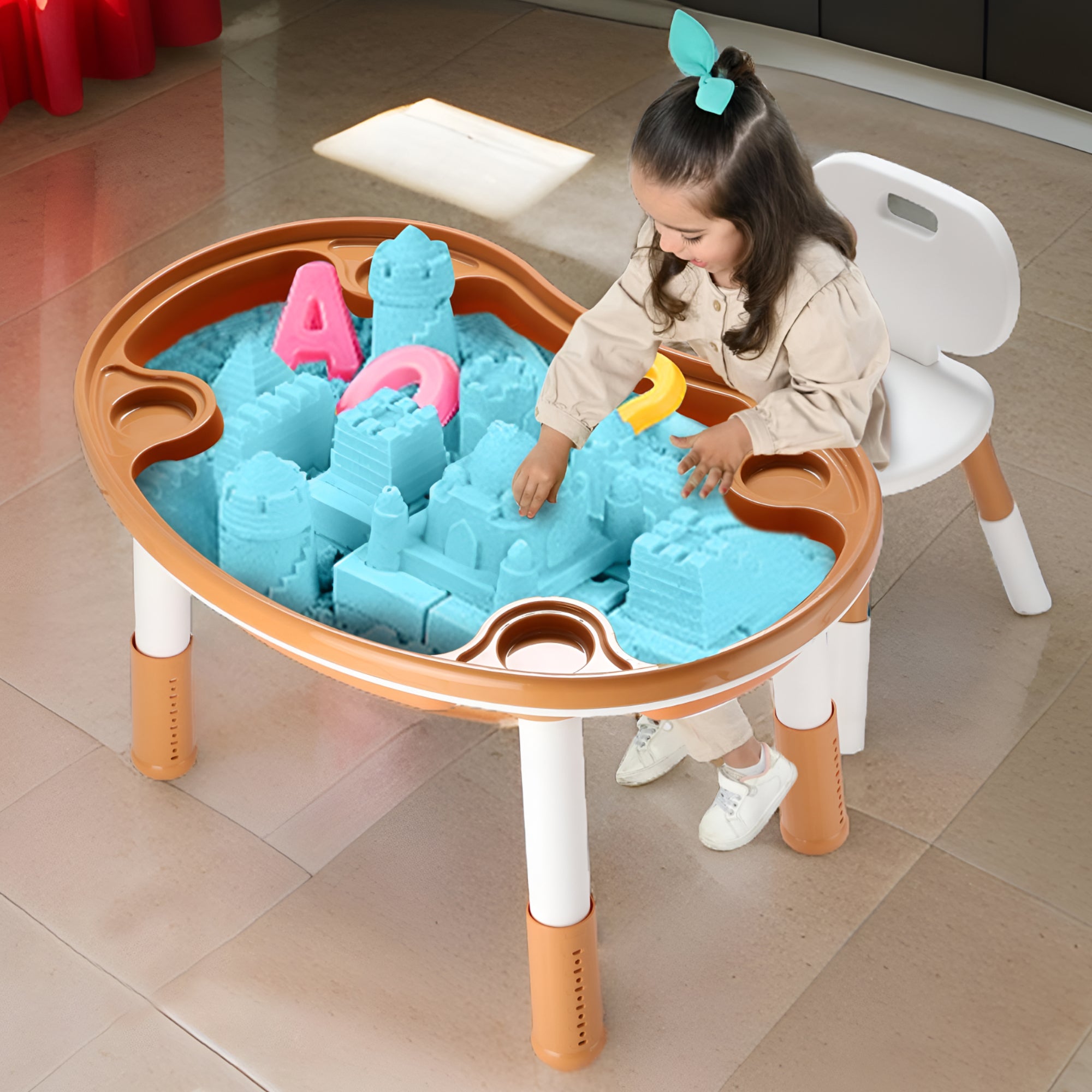 OPlus Blocks Cum Sensory Table With Chair