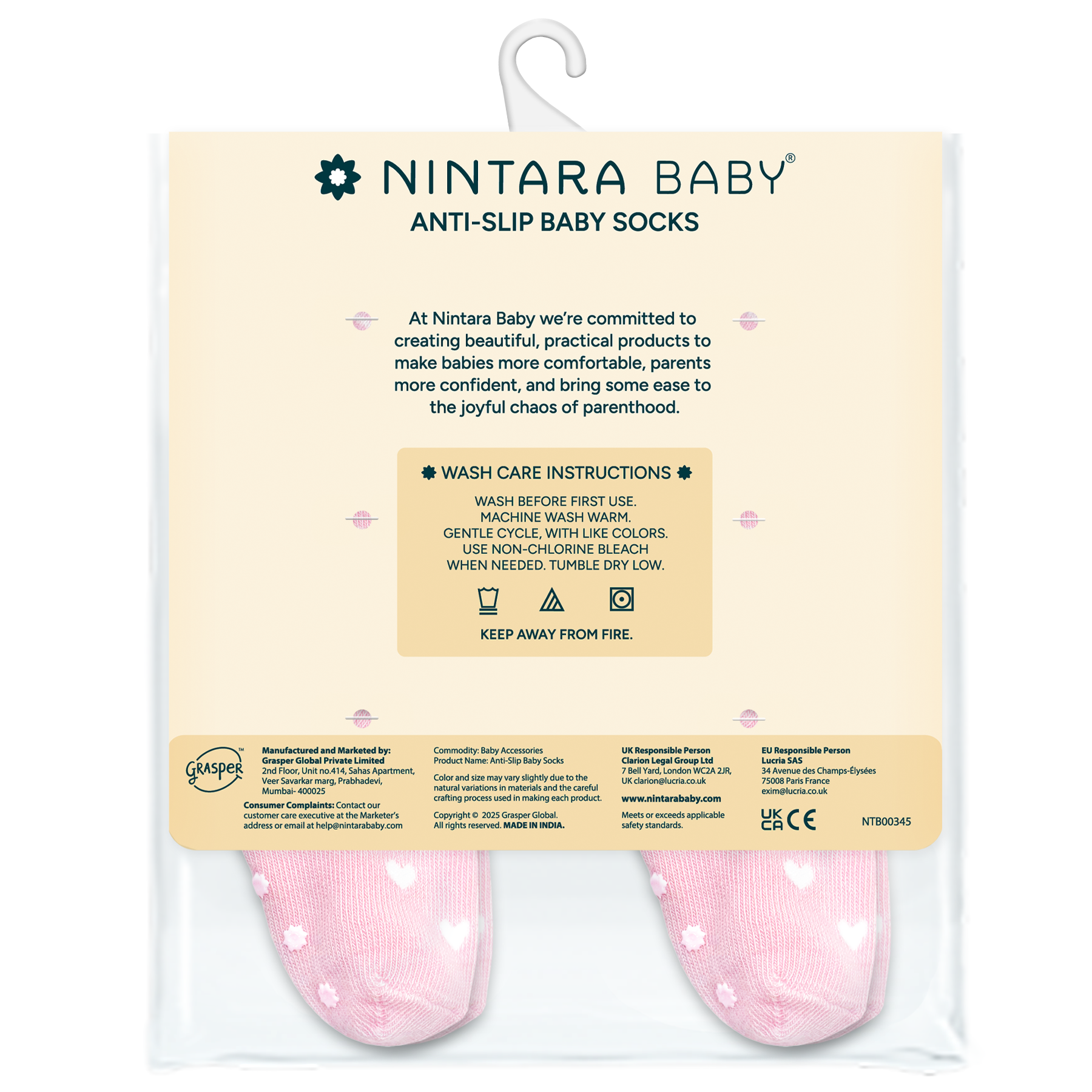 Anti-Slip Socks - Pack of 6