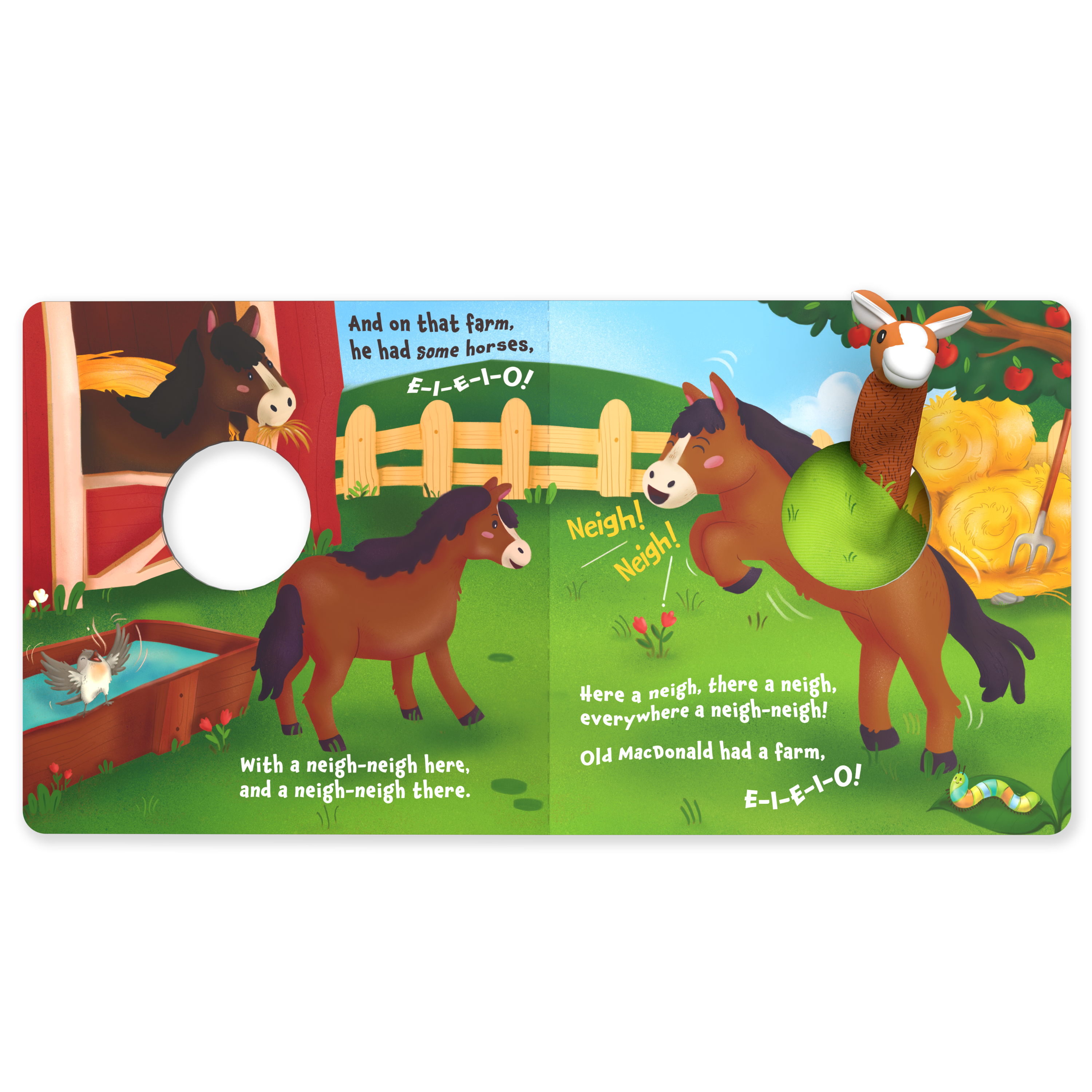 Skillmatics Puppet Book - Old MacDonald Had a Farm, Interactive Finger Puppets for Infants & Toddlers, Early Learning Toy, Nursery Rhyme Activity, Gifts for Babies Ages 6 to 24 Months