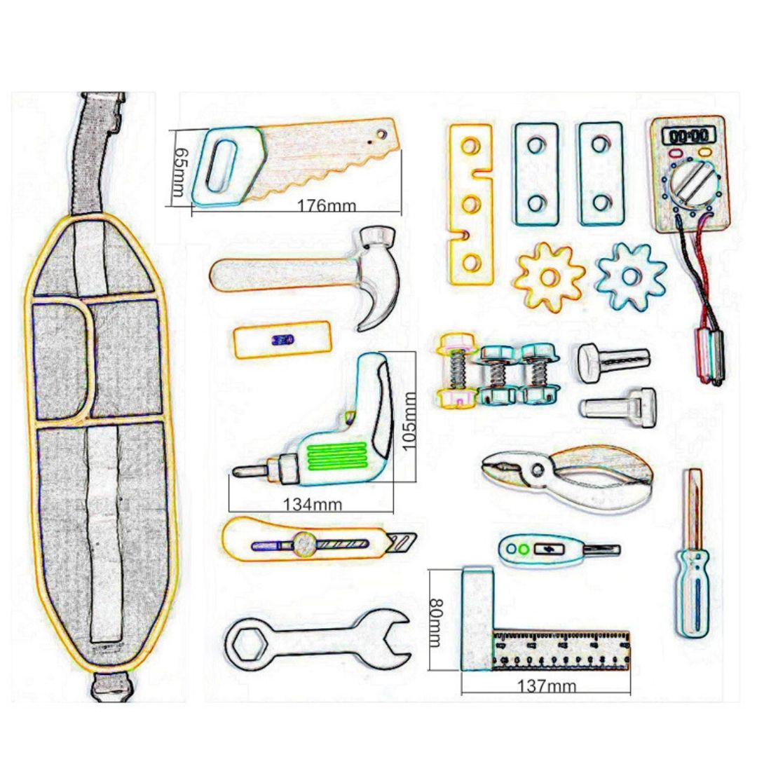 Tool Kit with Belt