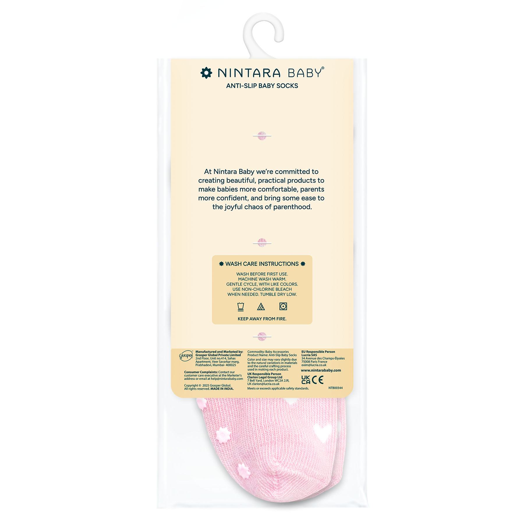 Anti-Slip Socks Pack Of 3