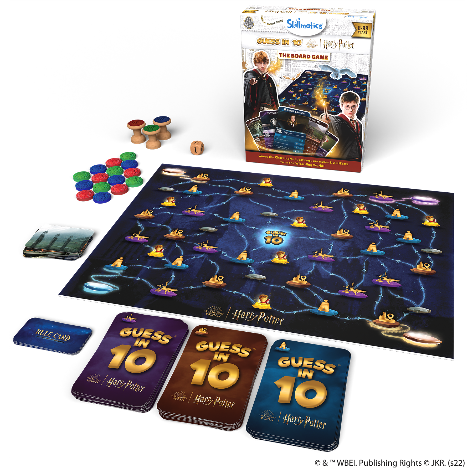 Skillmatics Harry Potter Board Game - Guess in 10, Gifts for 8 Year Olds and Up, Trivia and Strategy Game for Kids, Teens & Adults