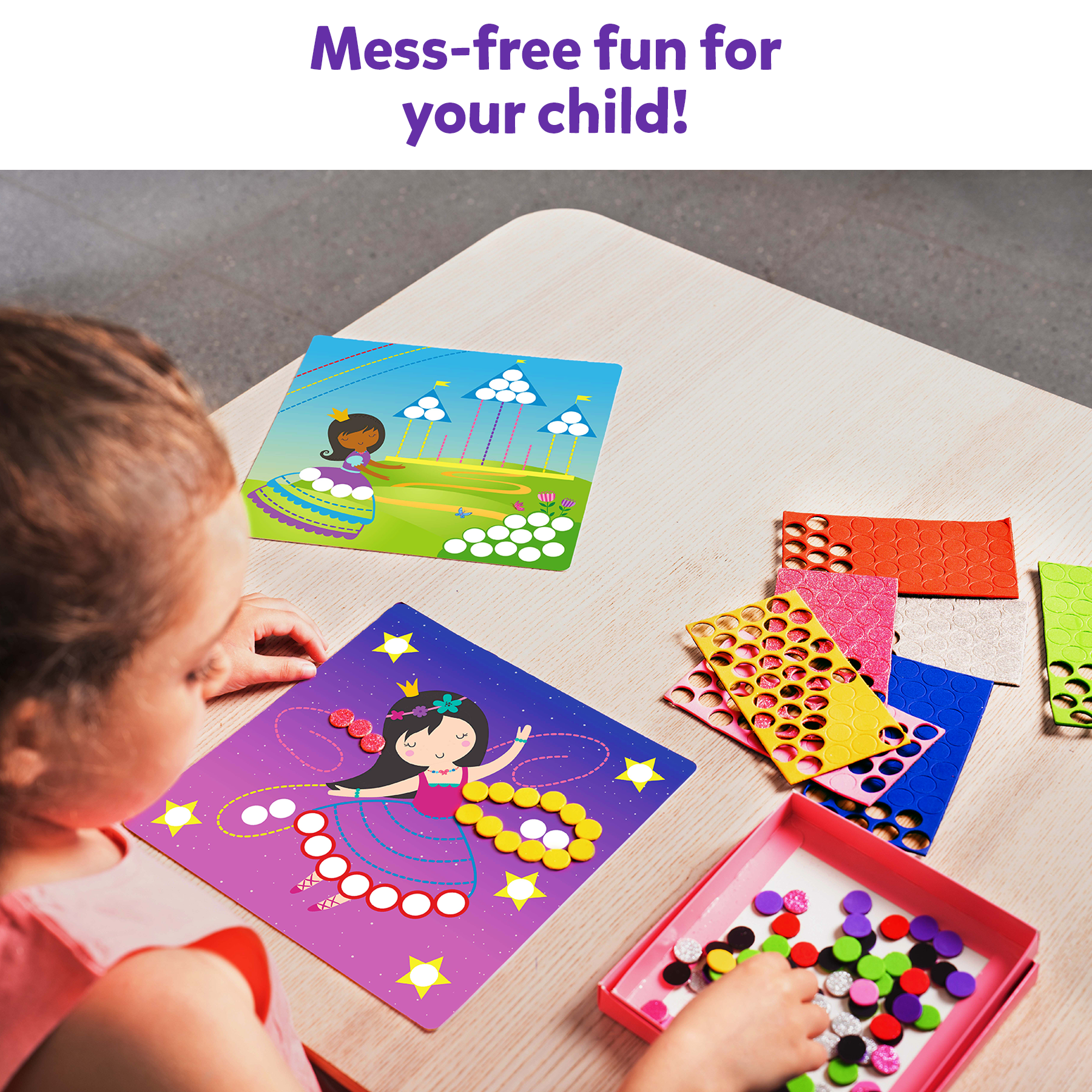 Skillmatics Art Activity Dot It with Magnets - Unicorns & Princesses, No Mess Repeatable Art for Kids, Craft Kits, DIY Activity, Gifts for Ages 4 to 7