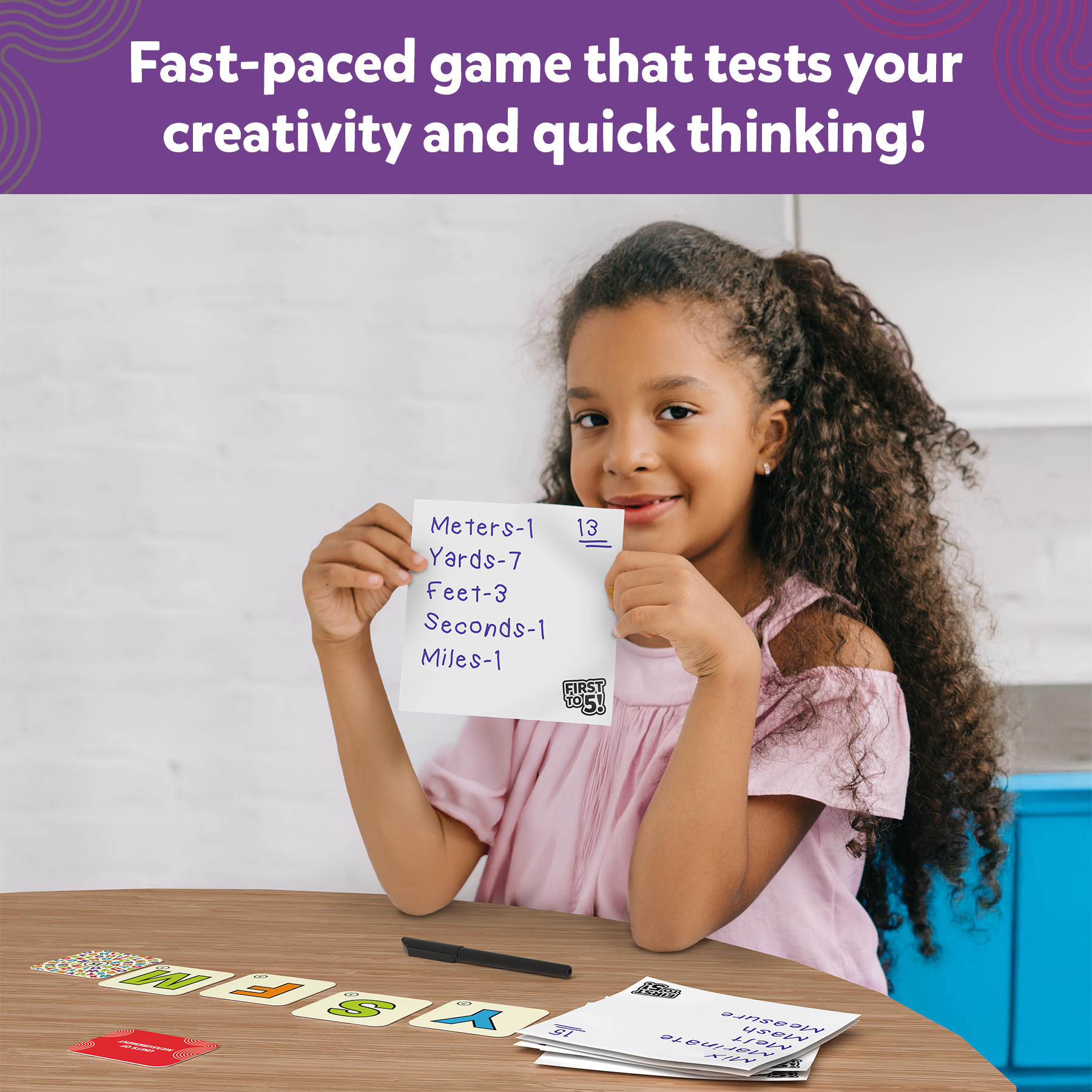 Skillmatics Card Game - First to 5, Quick Category Game with a Twist, Perfect for Family Fun, Party Game, Gifts for Kids, Teens, and Adults Ages 8, 9, 10 & Up, 2-8 Players